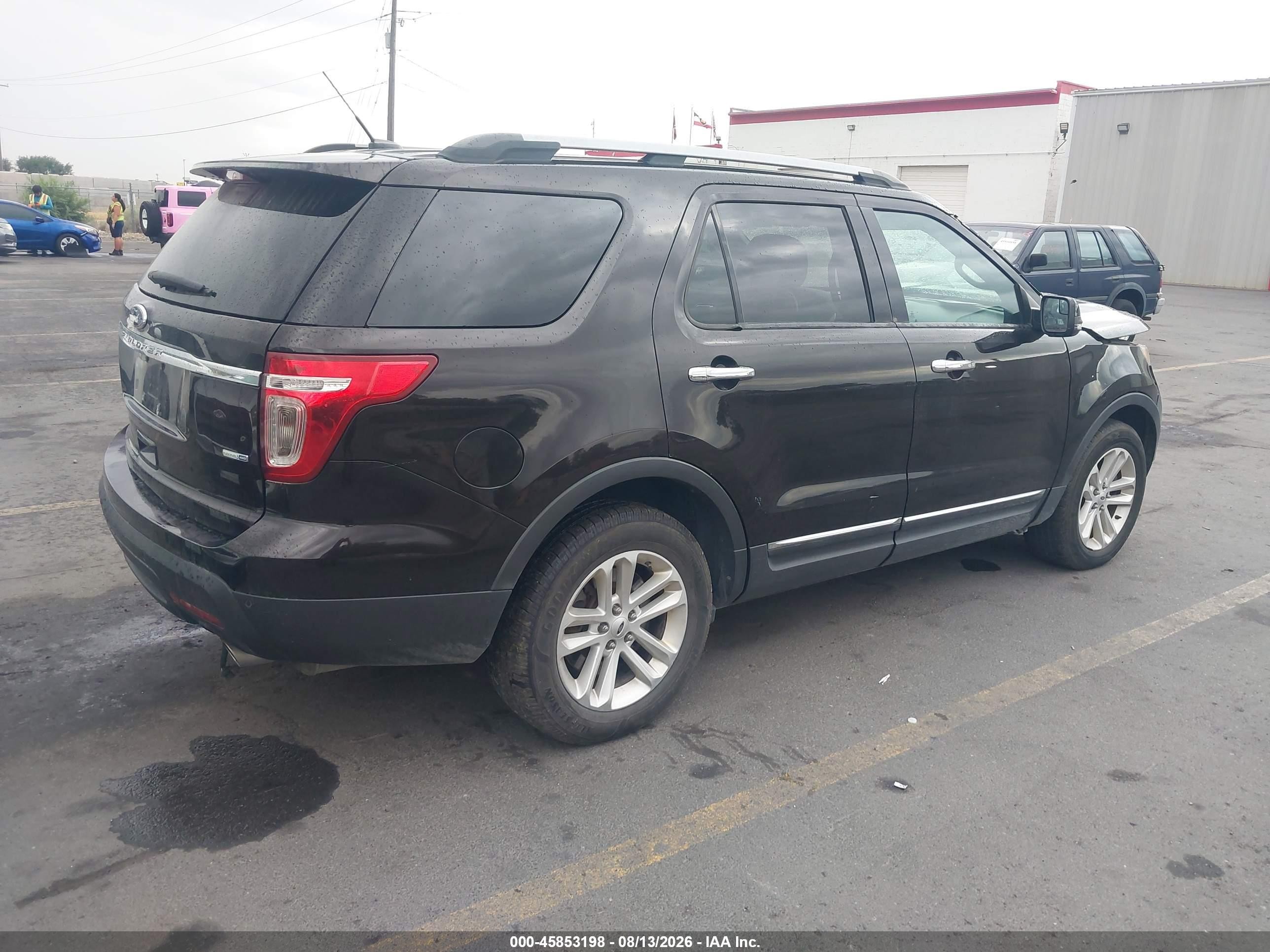 2014 Ford Explorer Xlt Purple vin: 1FM5K8D89EGA90130