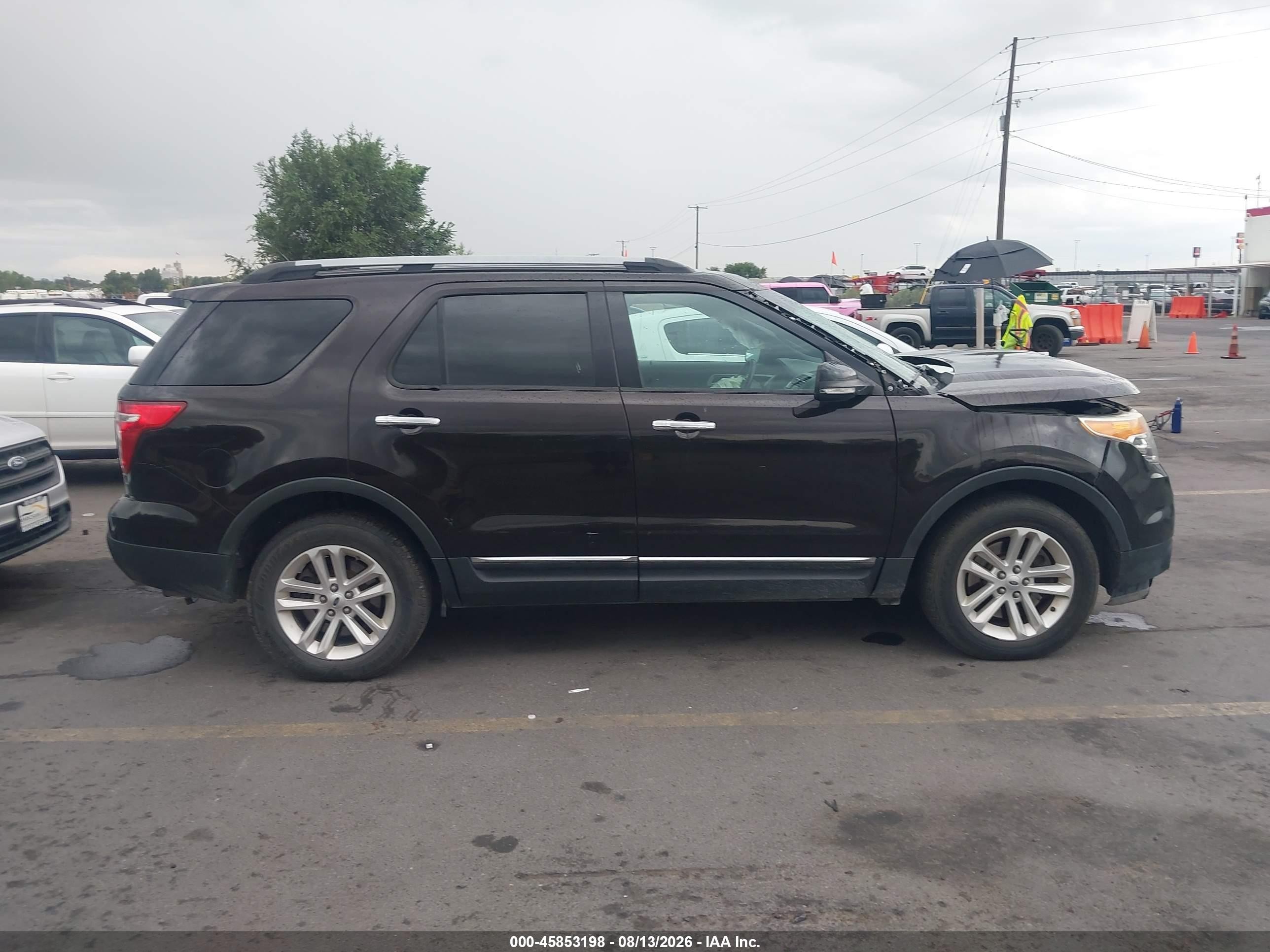 2014 Ford Explorer Xlt Purple vin: 1FM5K8D89EGA90130