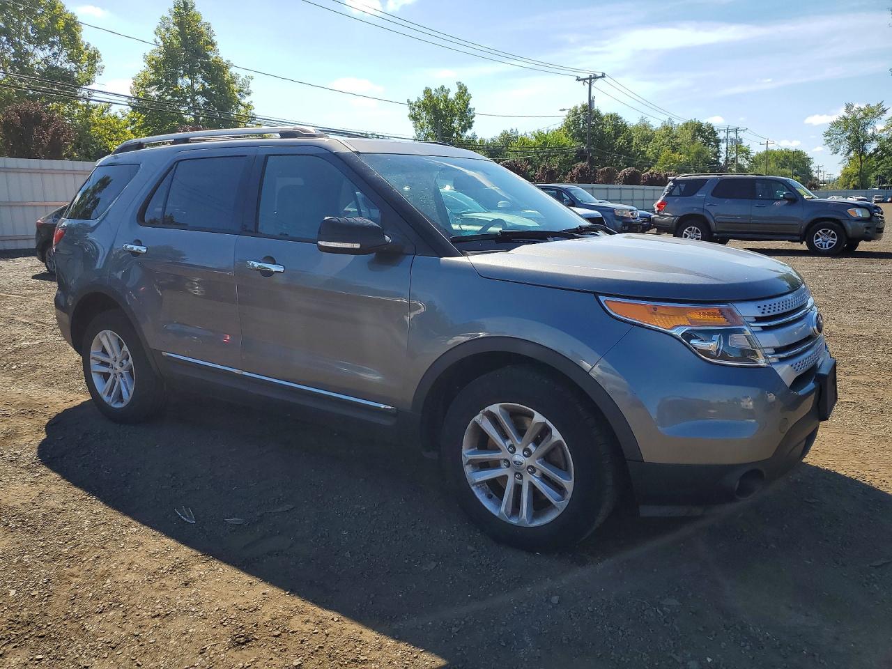 2014 Ford Explorer Xlt Gray vin: 1FM5K8D89EGA95506