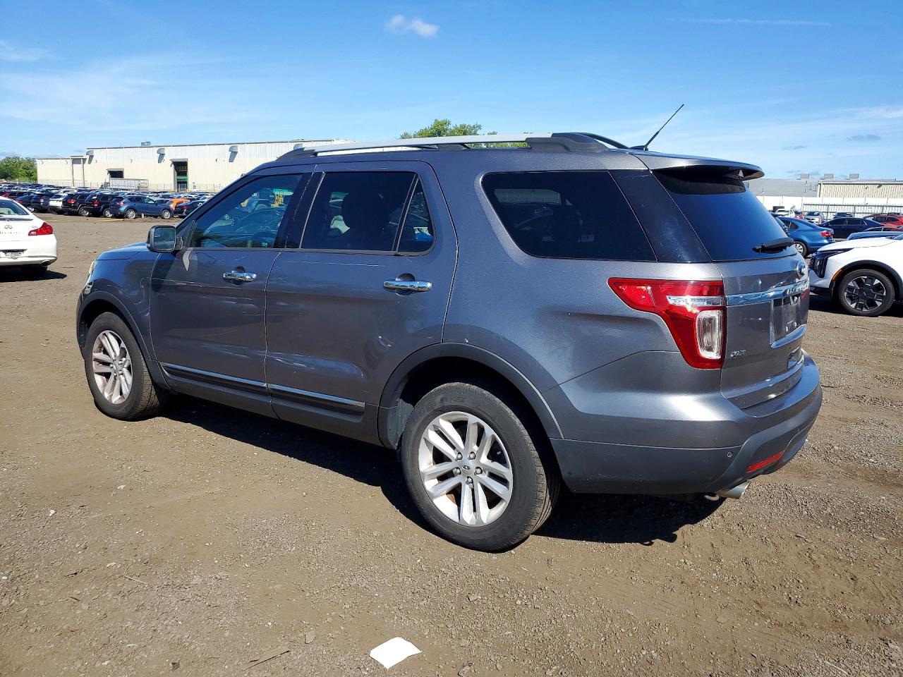 2014 Ford Explorer Xlt Gray vin: 1FM5K8D89EGA95506