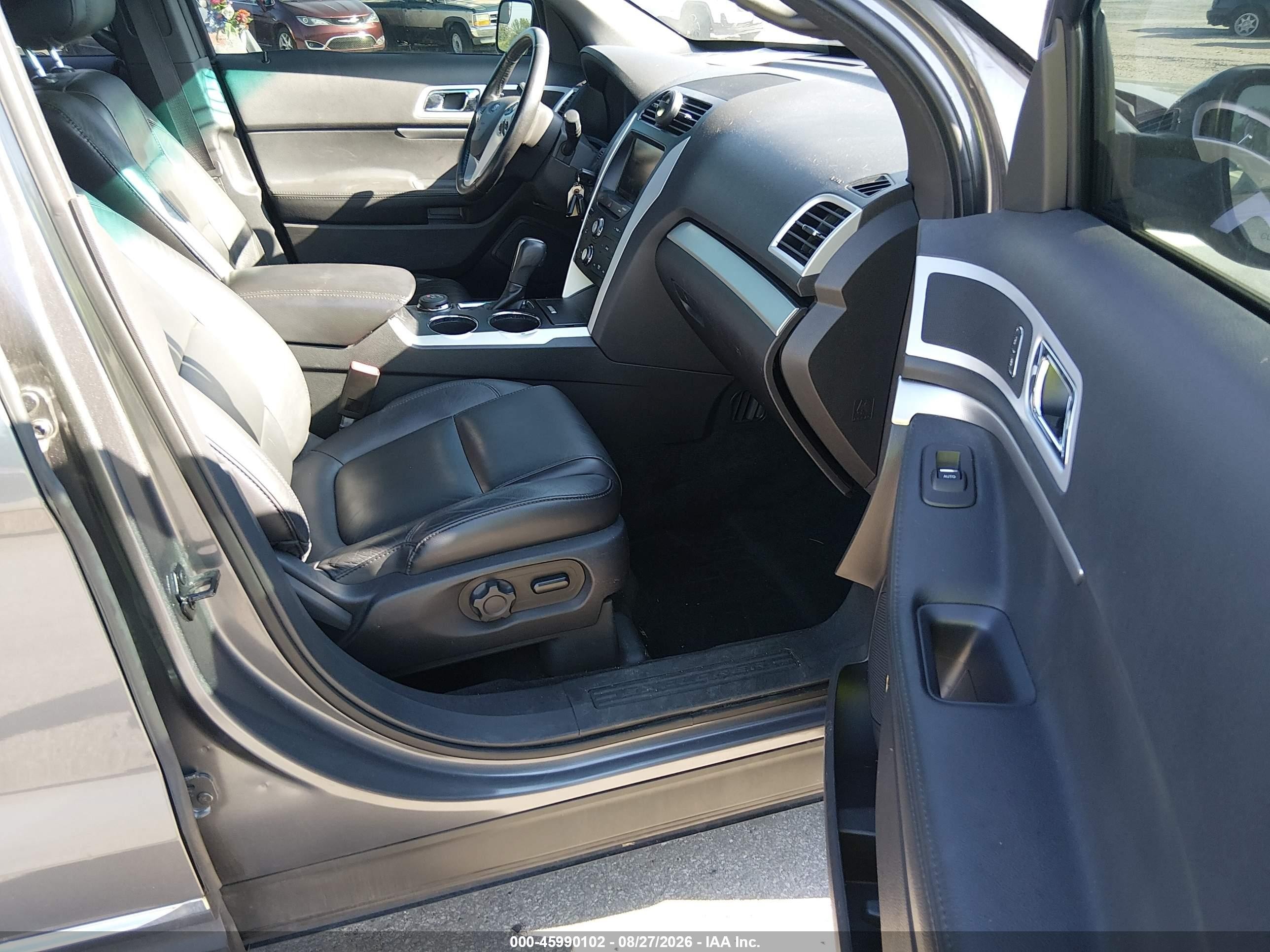 2014 Ford Explorer Xlt Gray vin: 1FM5K8D89EGA99250