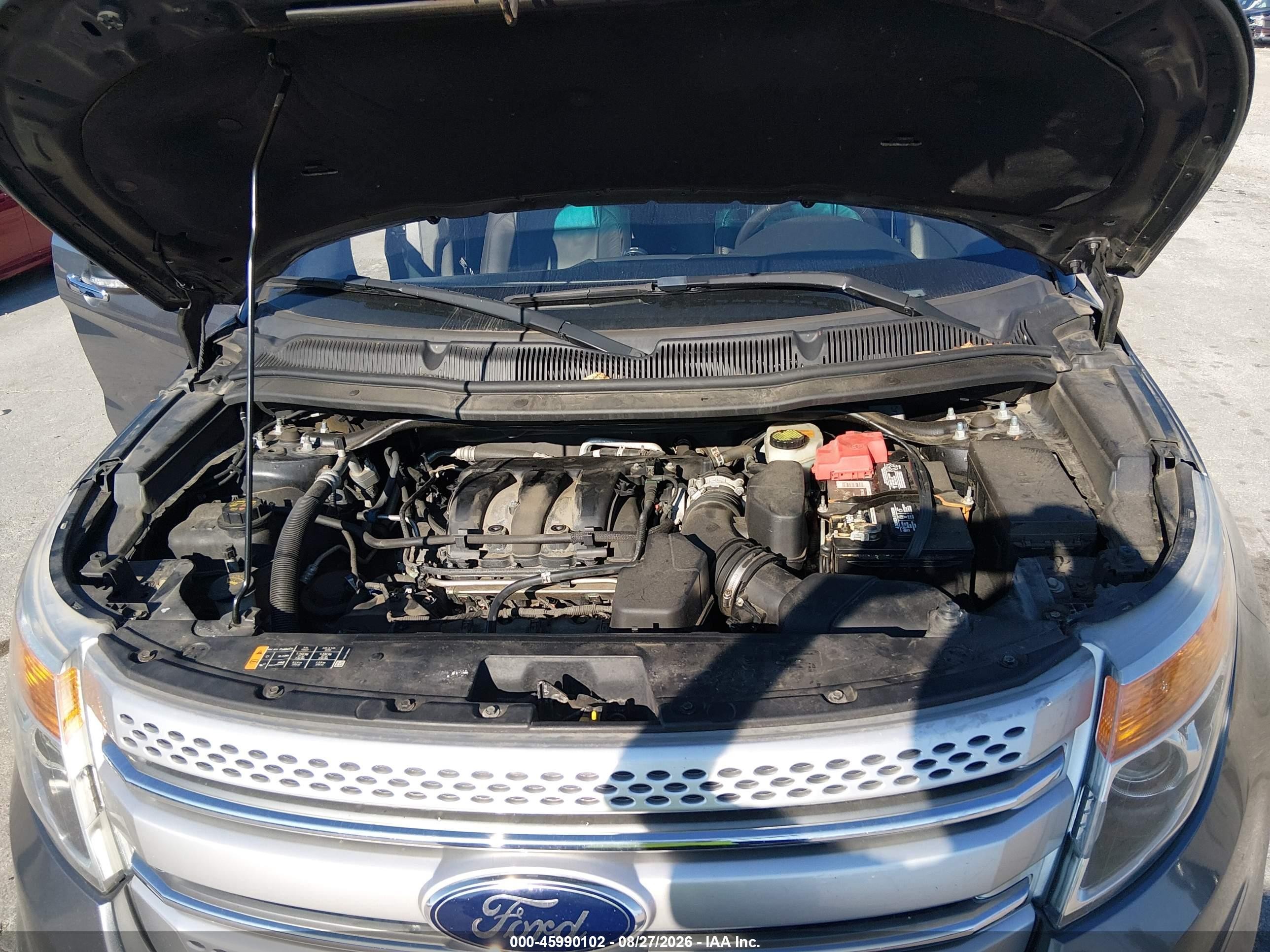 2014 Ford Explorer Xlt Gray vin: 1FM5K8D89EGA99250
