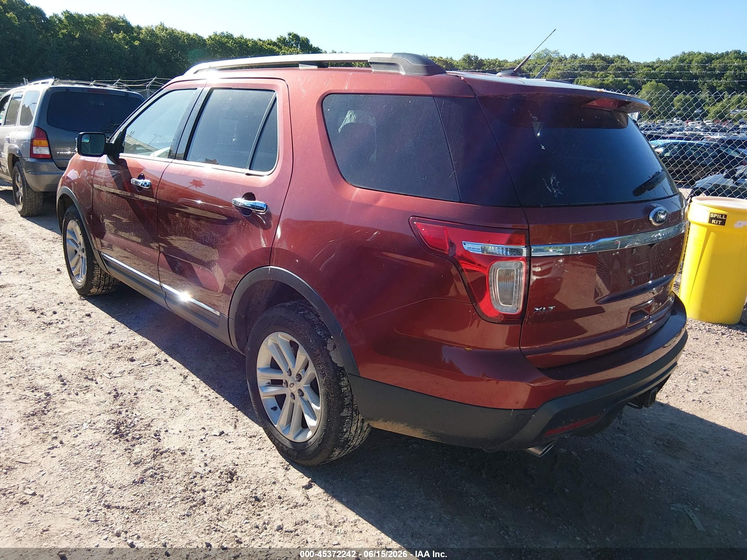 2014 Ford Explorer Xlt Красный vin: 1FM5K8D89EGB09081