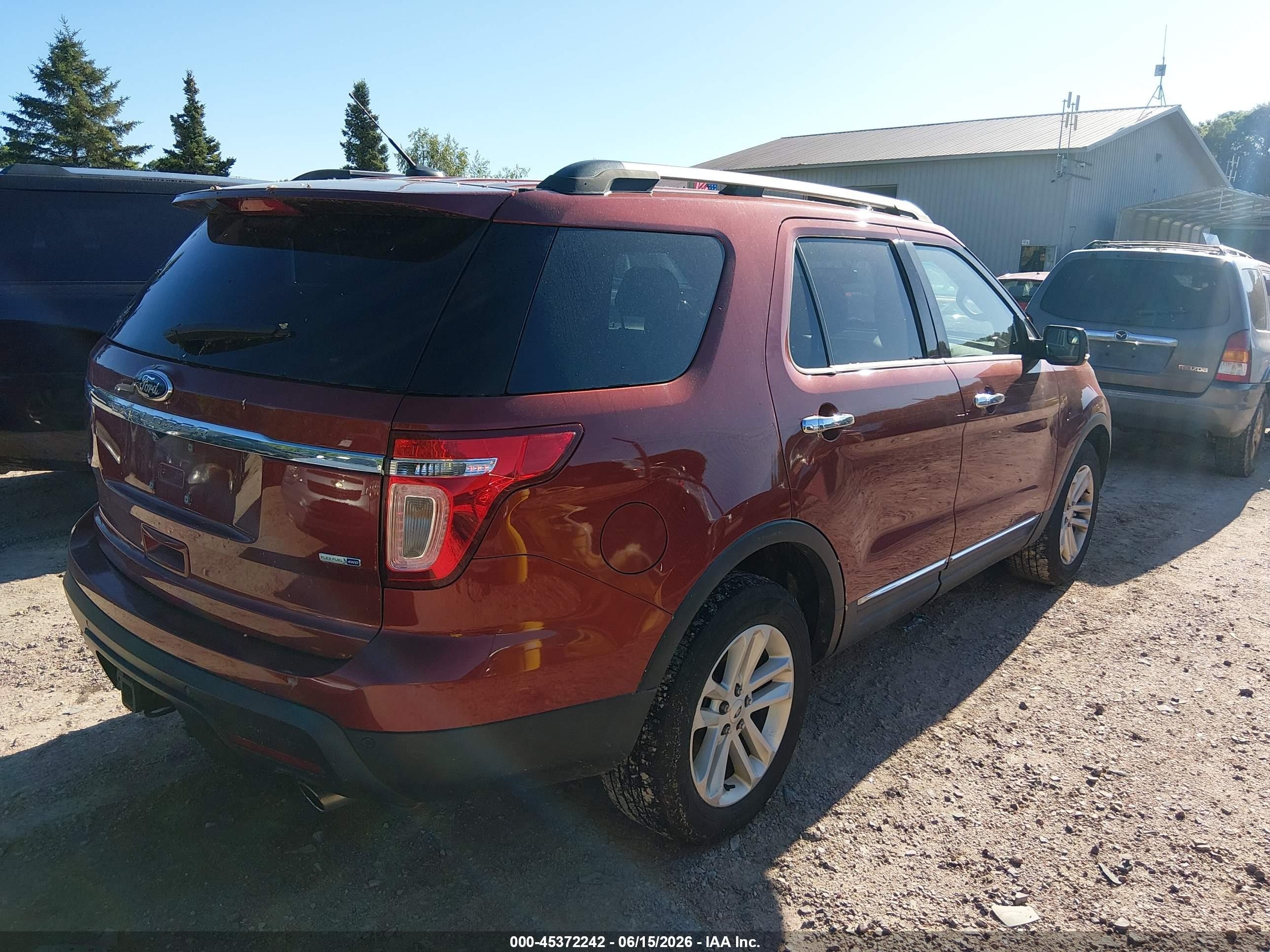 2014 Ford Explorer Xlt Красный vin: 1FM5K8D89EGB09081
