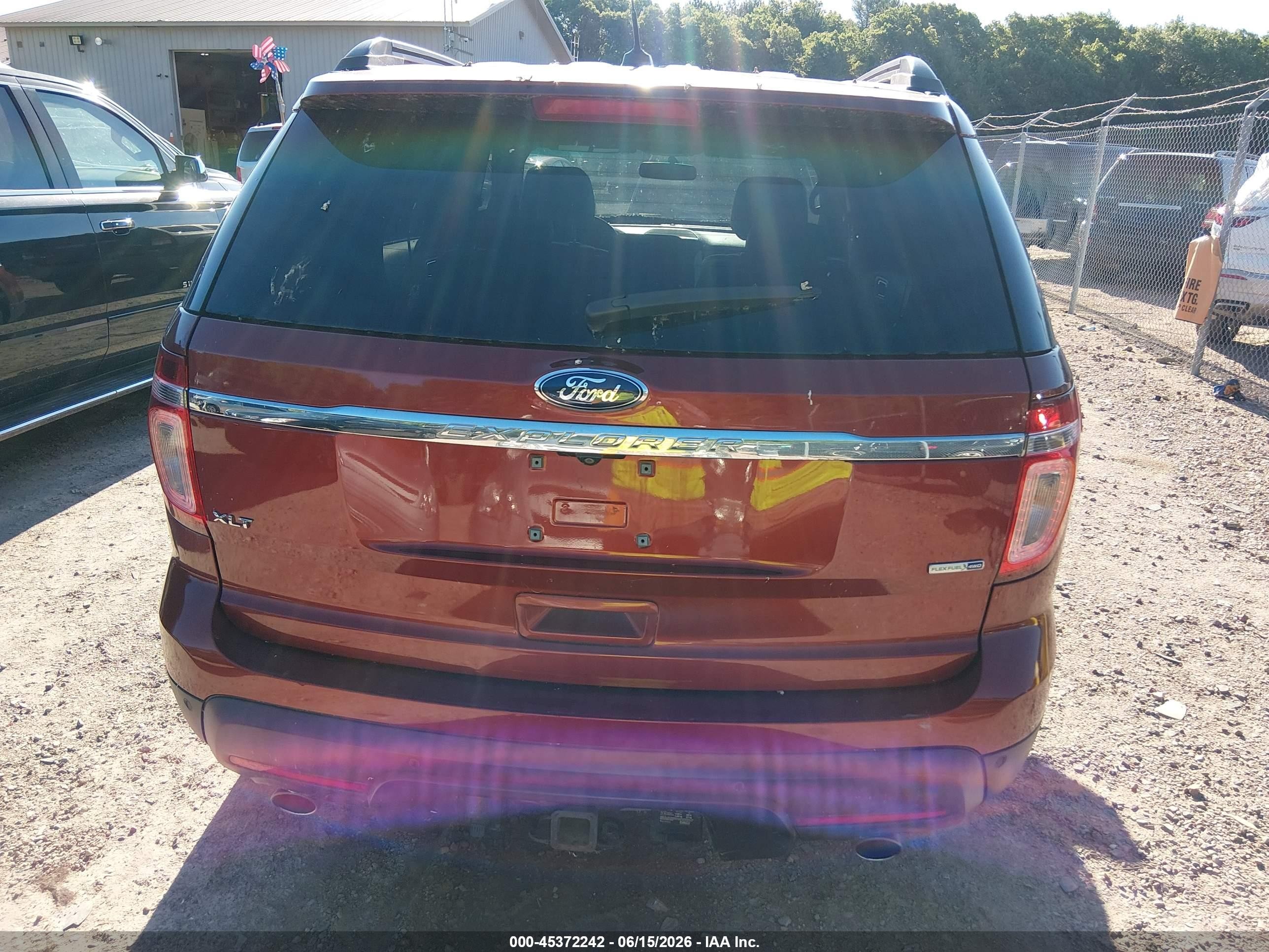 2014 Ford Explorer Xlt Красный vin: 1FM5K8D89EGB09081