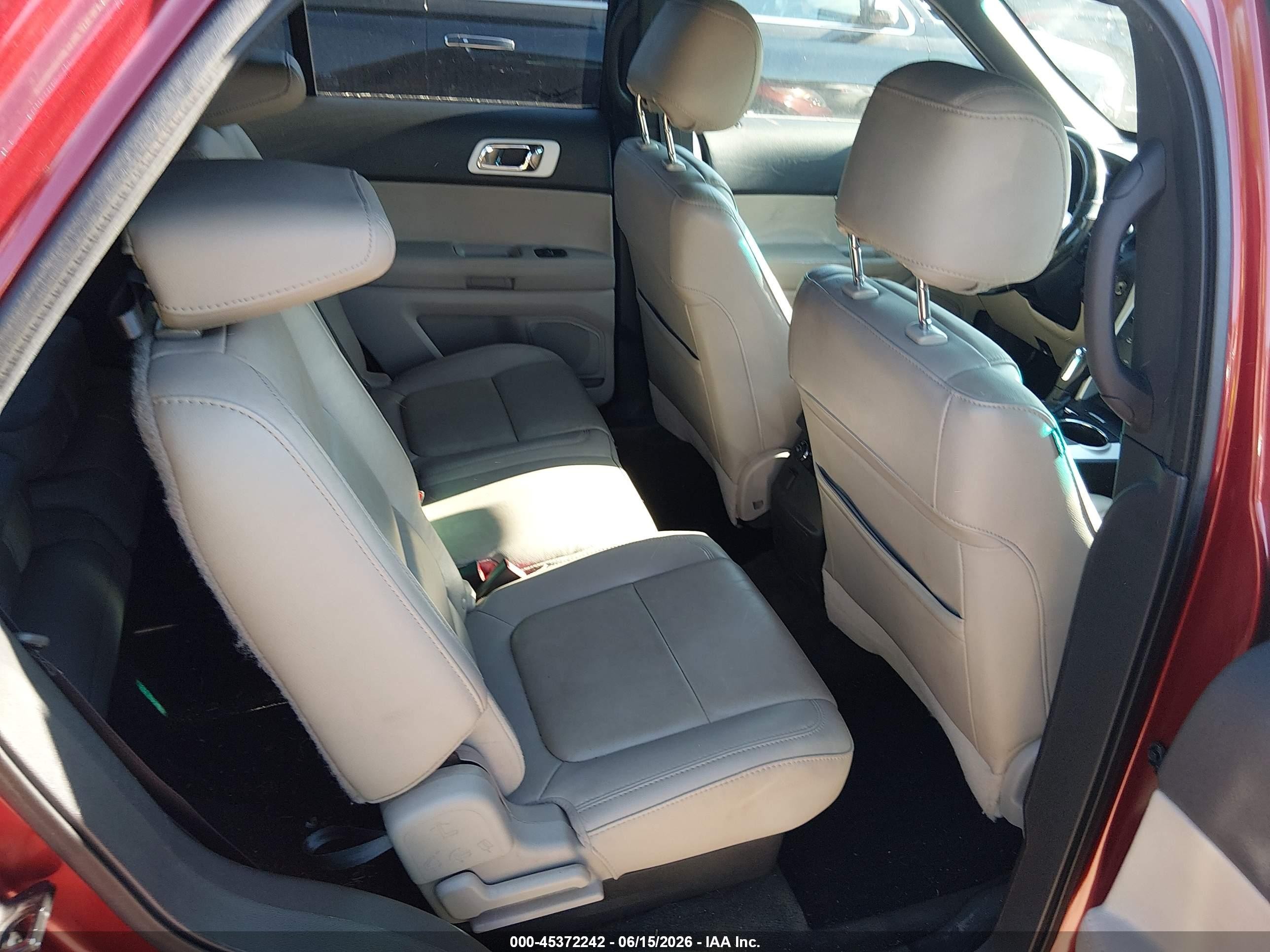 2014 Ford Explorer Xlt Красный vin: 1FM5K8D89EGB09081
