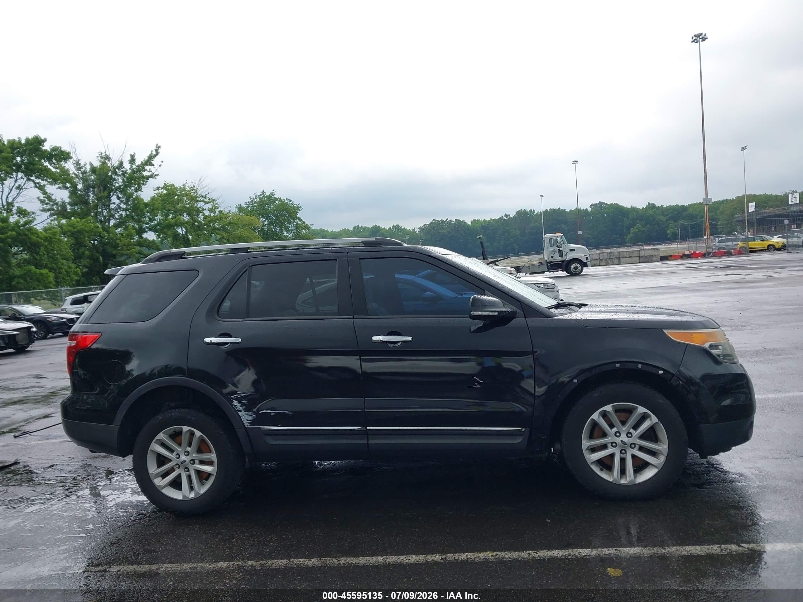 2014 Ford Explorer Xlt Black vin: 1FM5K8D89EGB87604