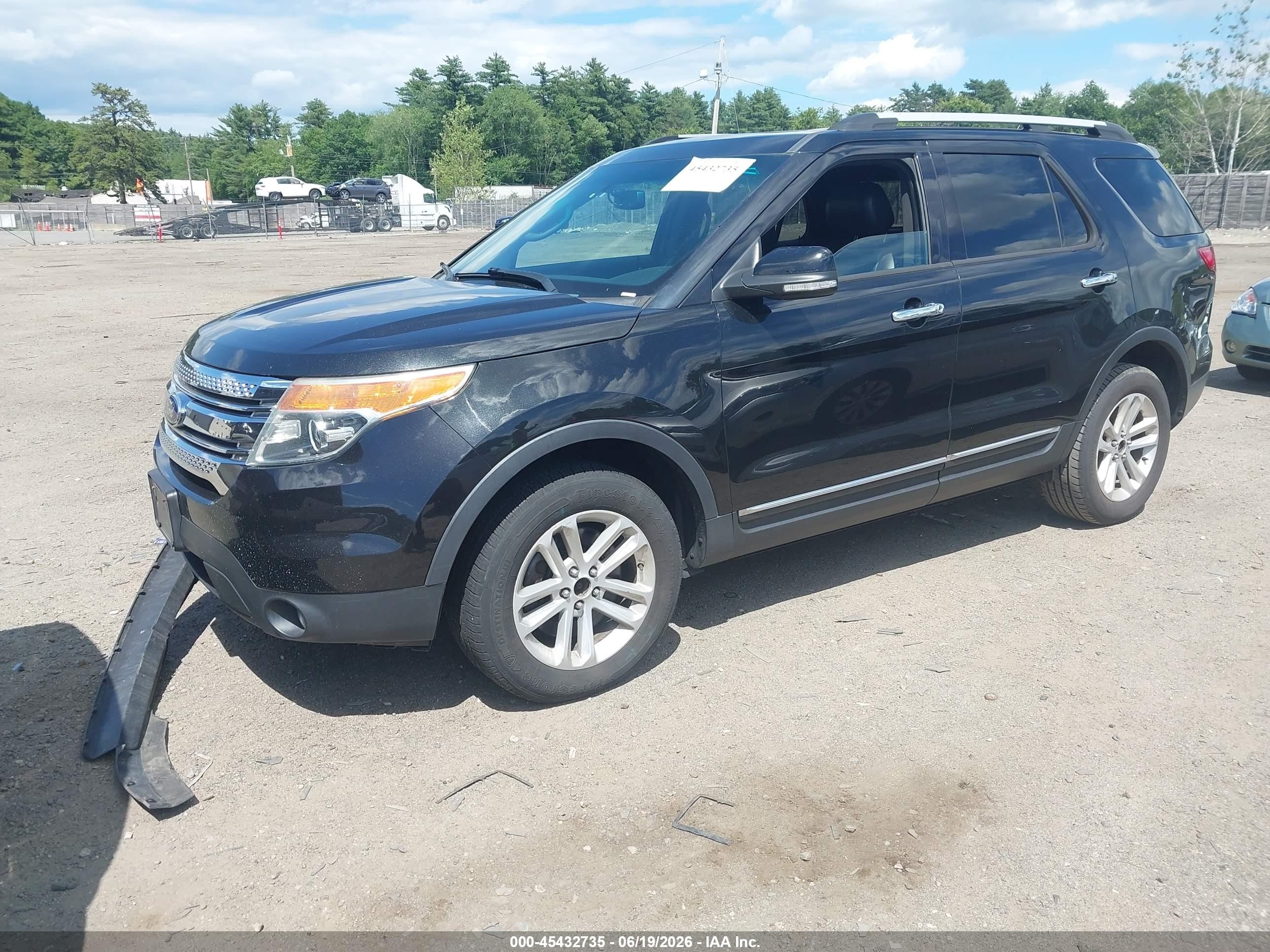 2014 Ford Explorer Xlt Black vin: 1FM5K8D89EGC31388