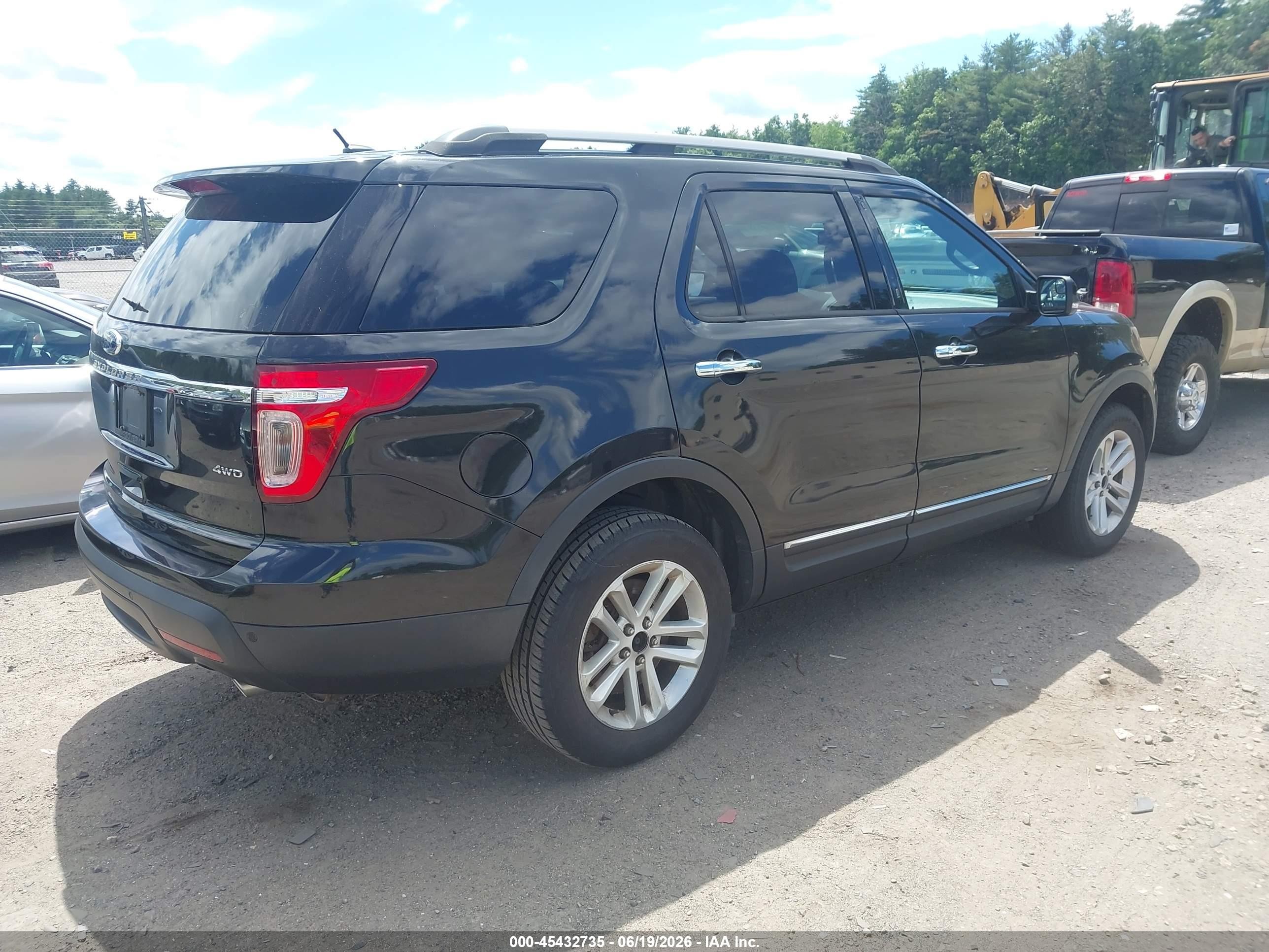 2014 Ford Explorer Xlt Black vin: 1FM5K8D89EGC31388
