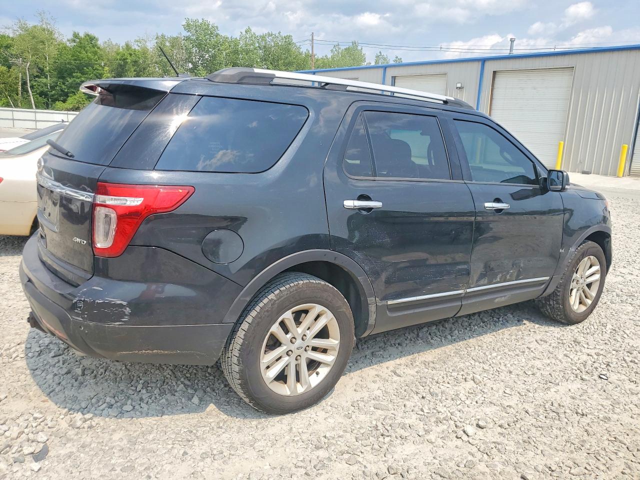 2014 Ford Explorer Xlt Black vin: 1FM5K8D89EGC43377