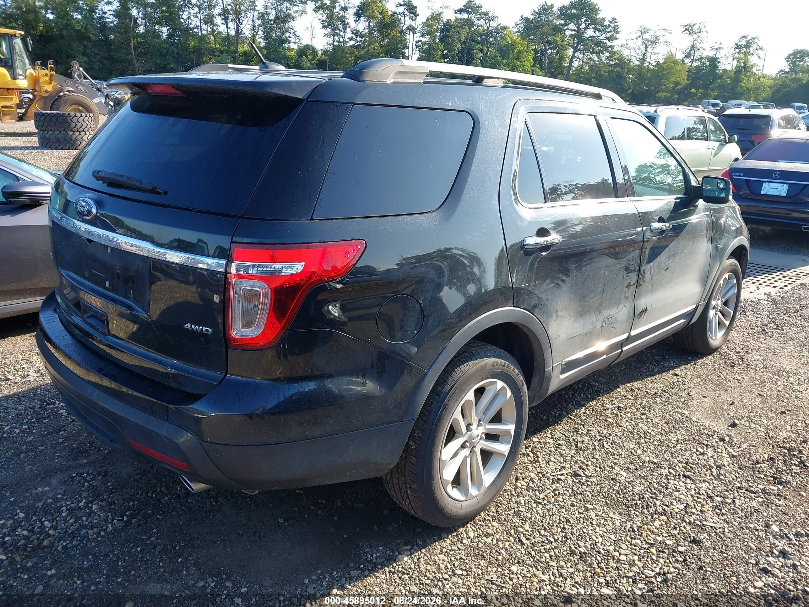 2015 Ford Explorer Xlt Black vin: 1FM5K8D89FGA06258