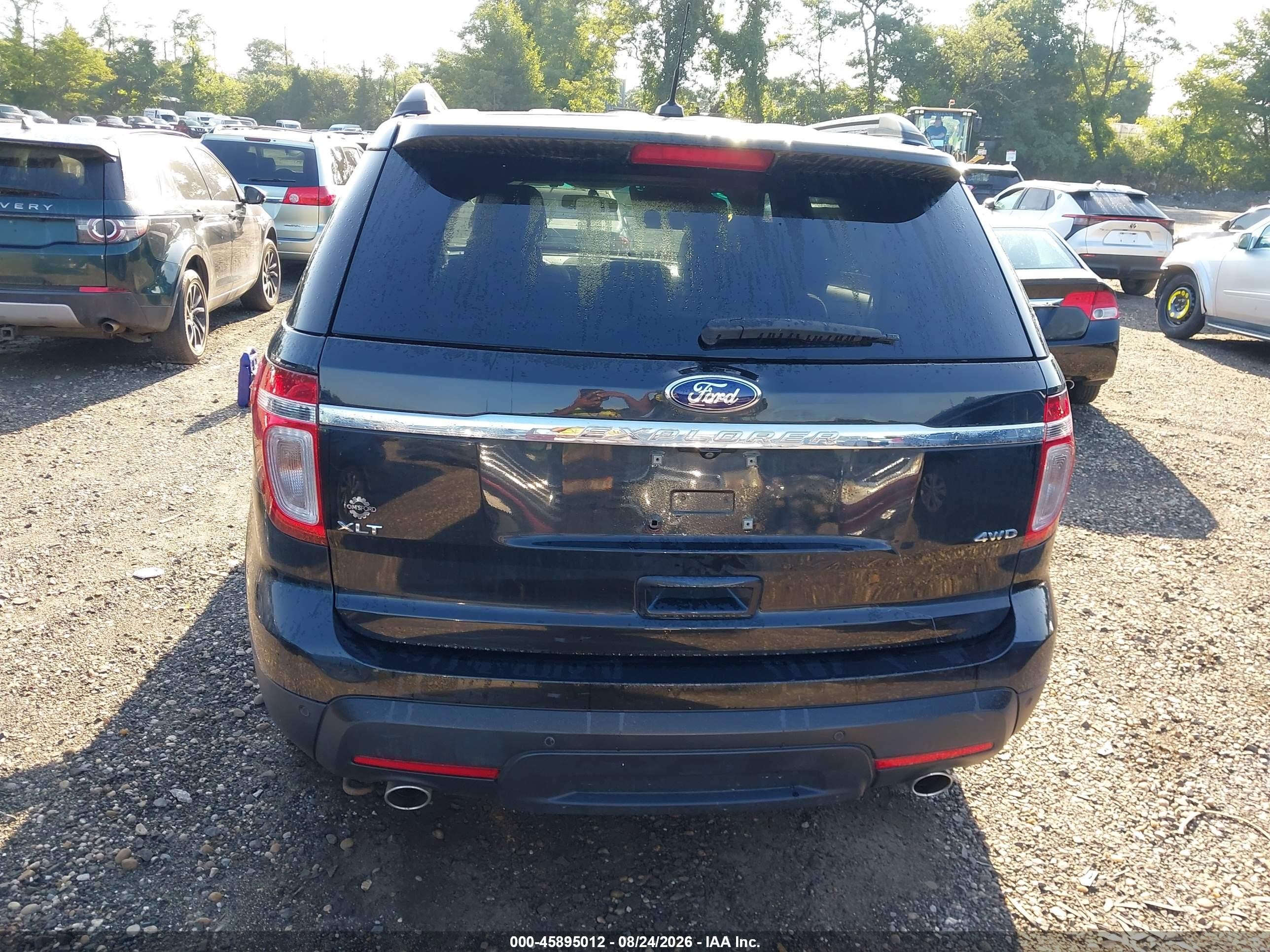 2015 Ford Explorer Xlt Black vin: 1FM5K8D89FGA06258