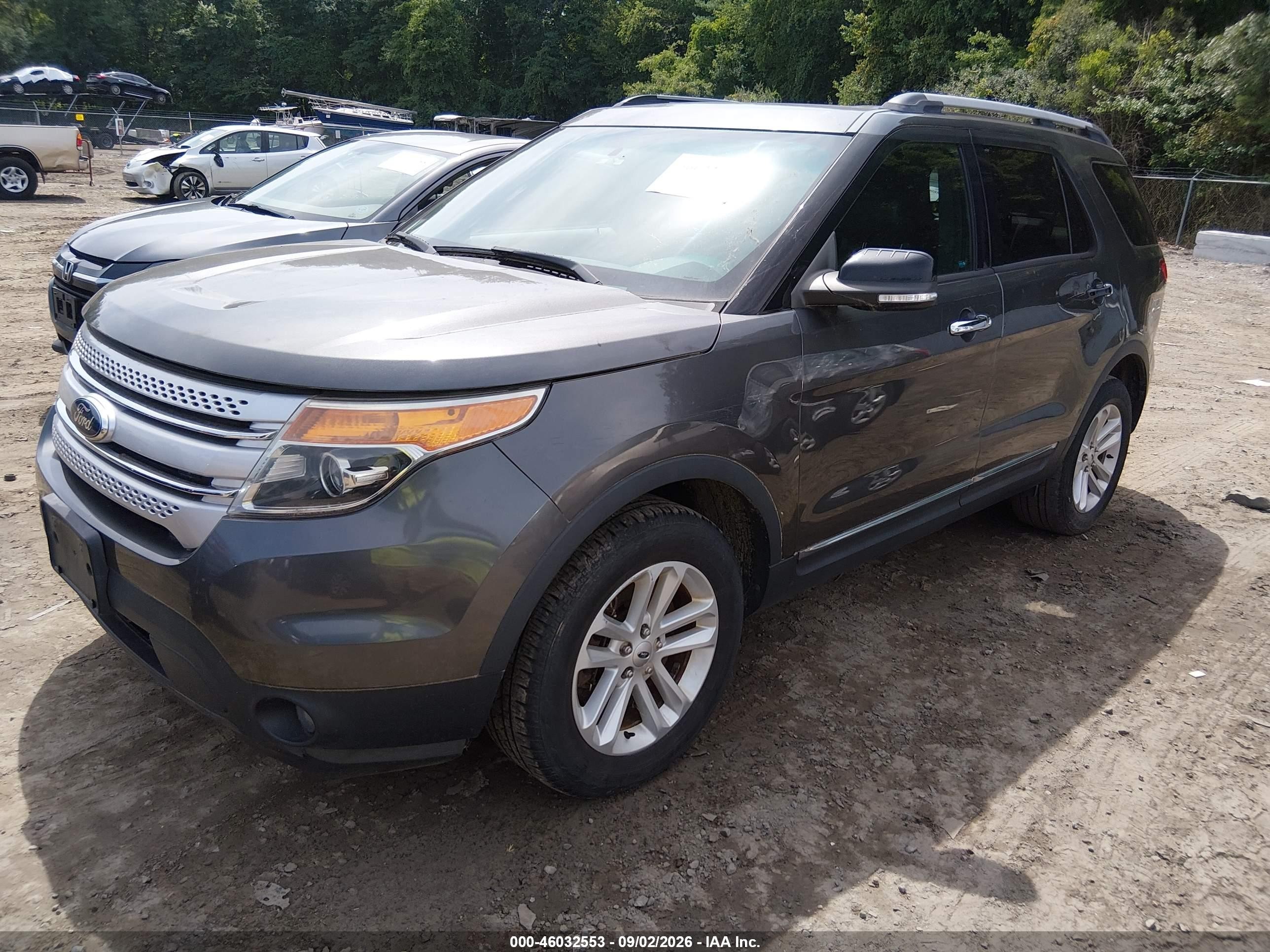 2015 Ford Explorer Xlt Gray vin: 1FM5K8D89FGA30527