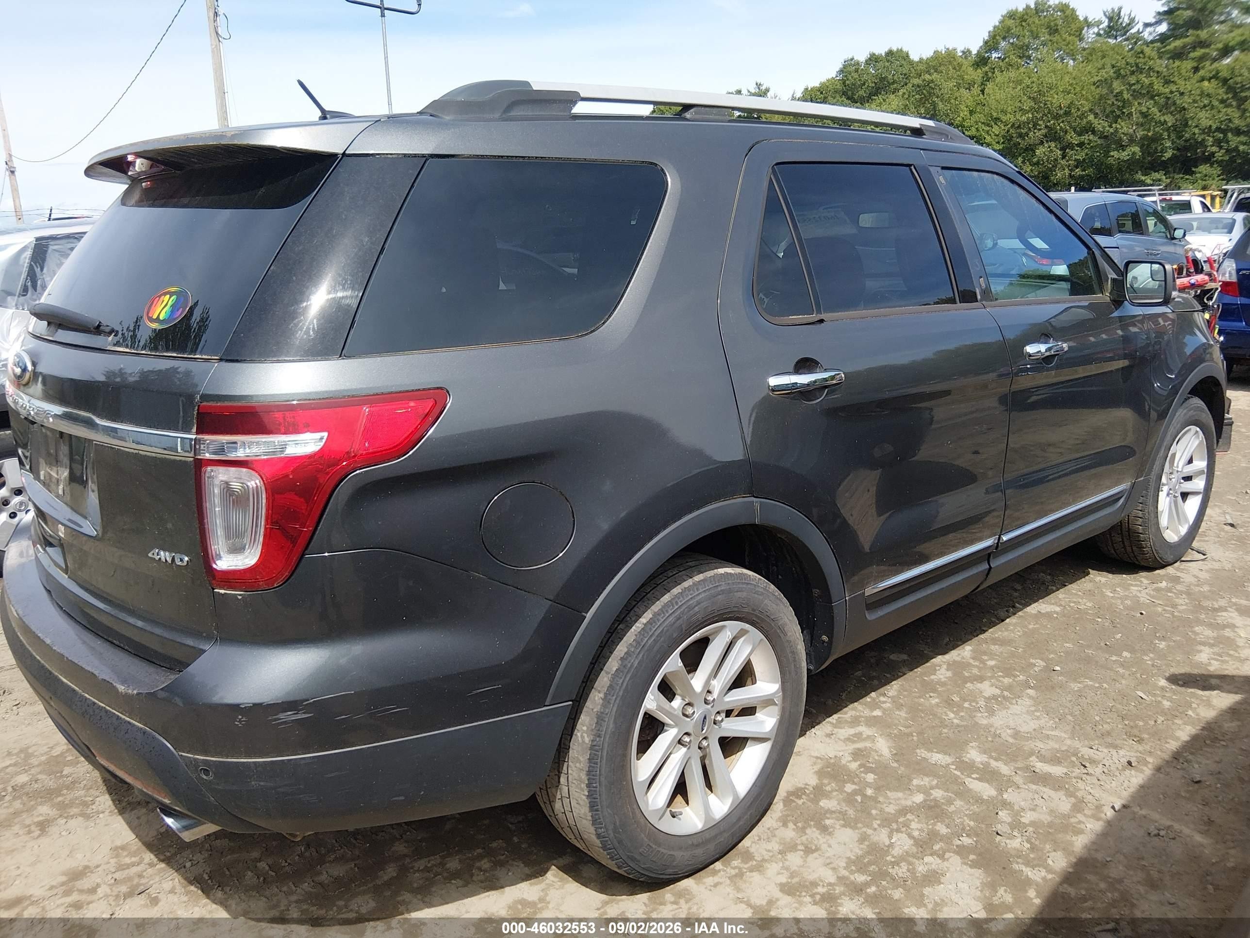 2015 Ford Explorer Xlt Gray vin: 1FM5K8D89FGA30527