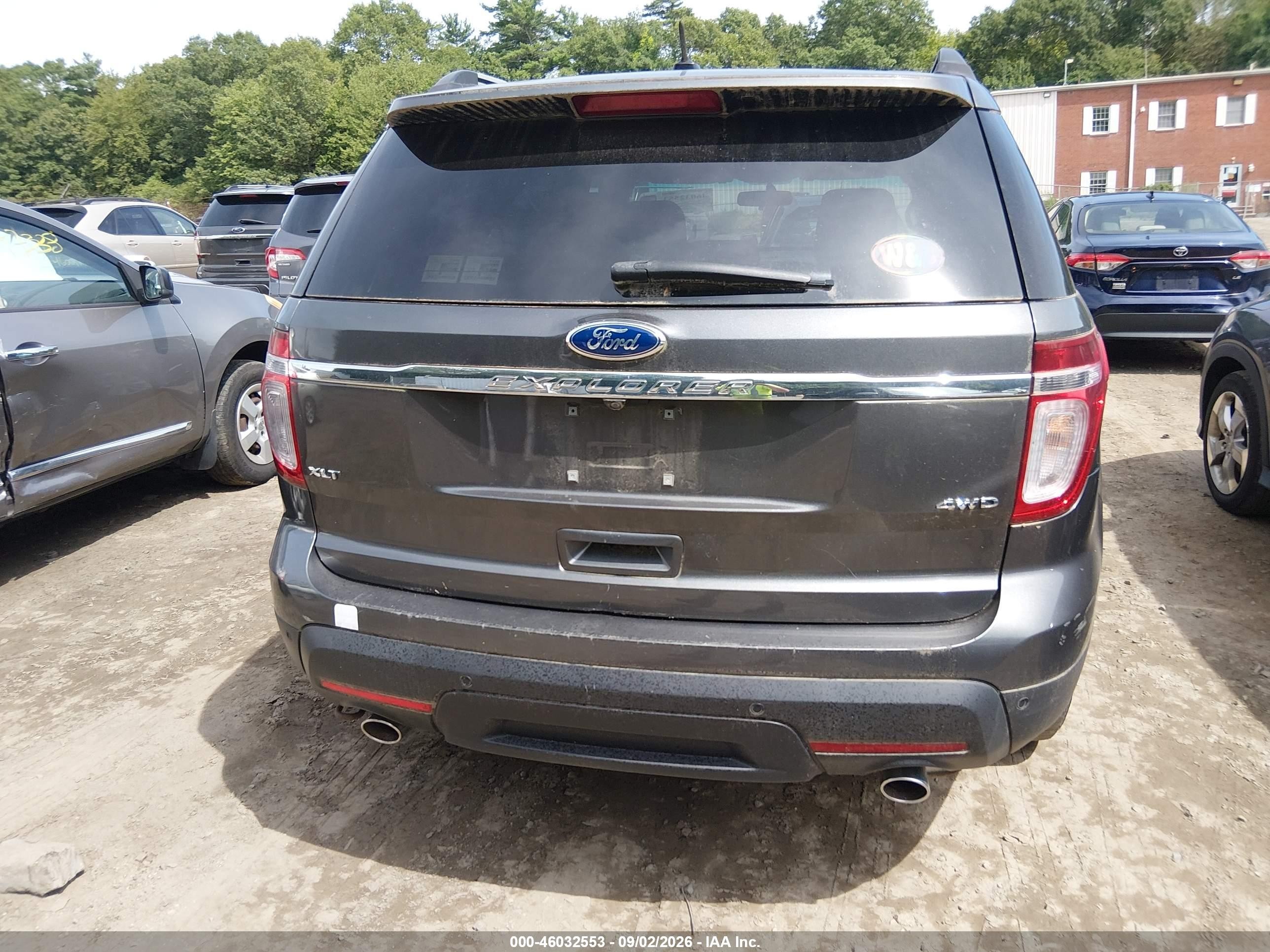 2015 Ford Explorer Xlt Gray vin: 1FM5K8D89FGA30527