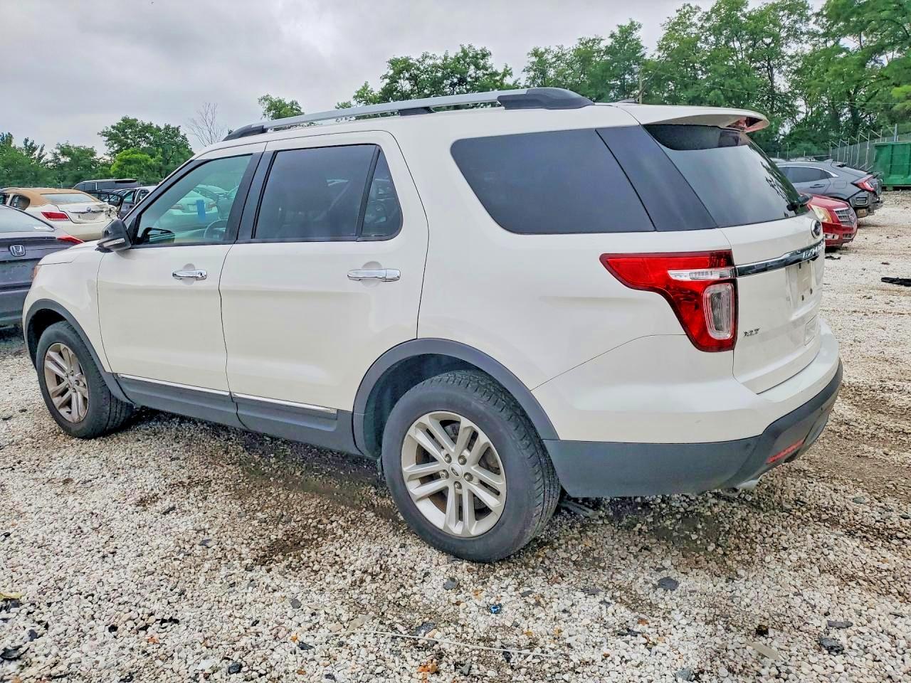 2015 Ford Explorer Xlt Белый vin: 1FM5K8D89FGA50812