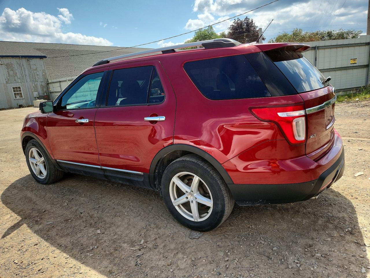 2015 Ford Explorer Xlt Red vin: 1FM5K8D89FGA84992