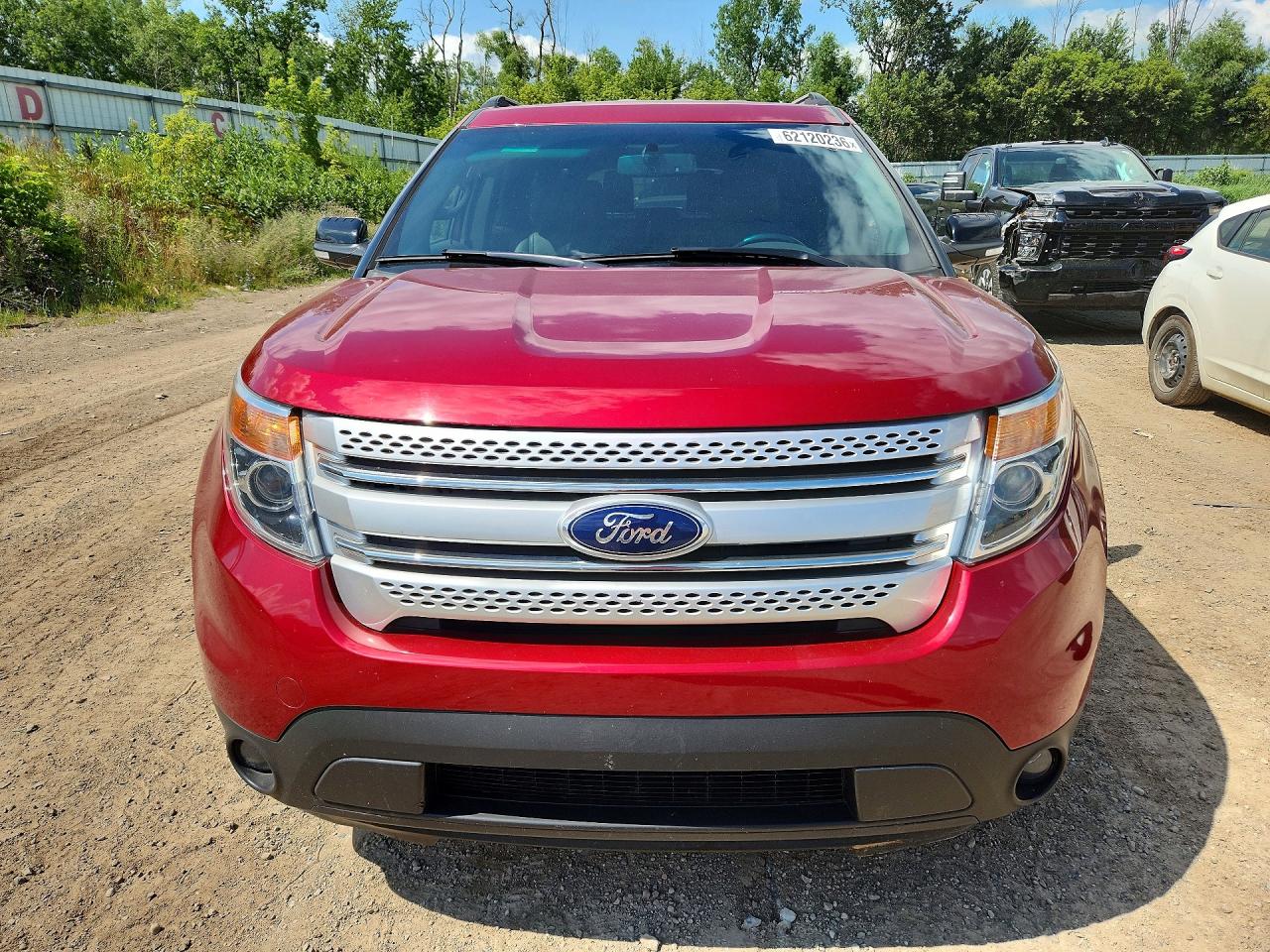 2015 Ford Explorer Xlt Red vin: 1FM5K8D89FGA84992