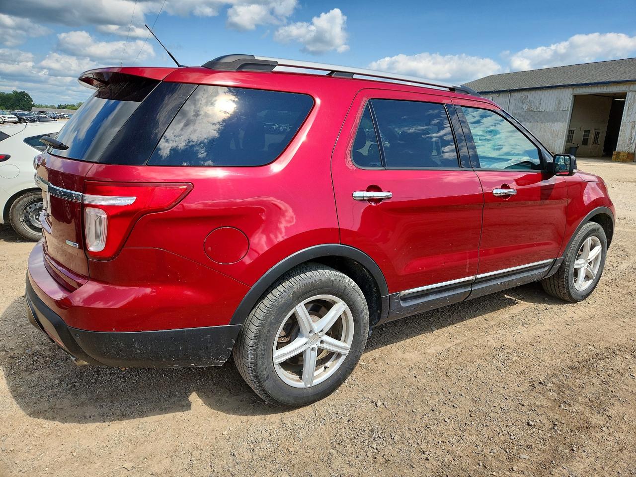 2015 Ford Explorer Xlt Red vin: 1FM5K8D89FGA84992