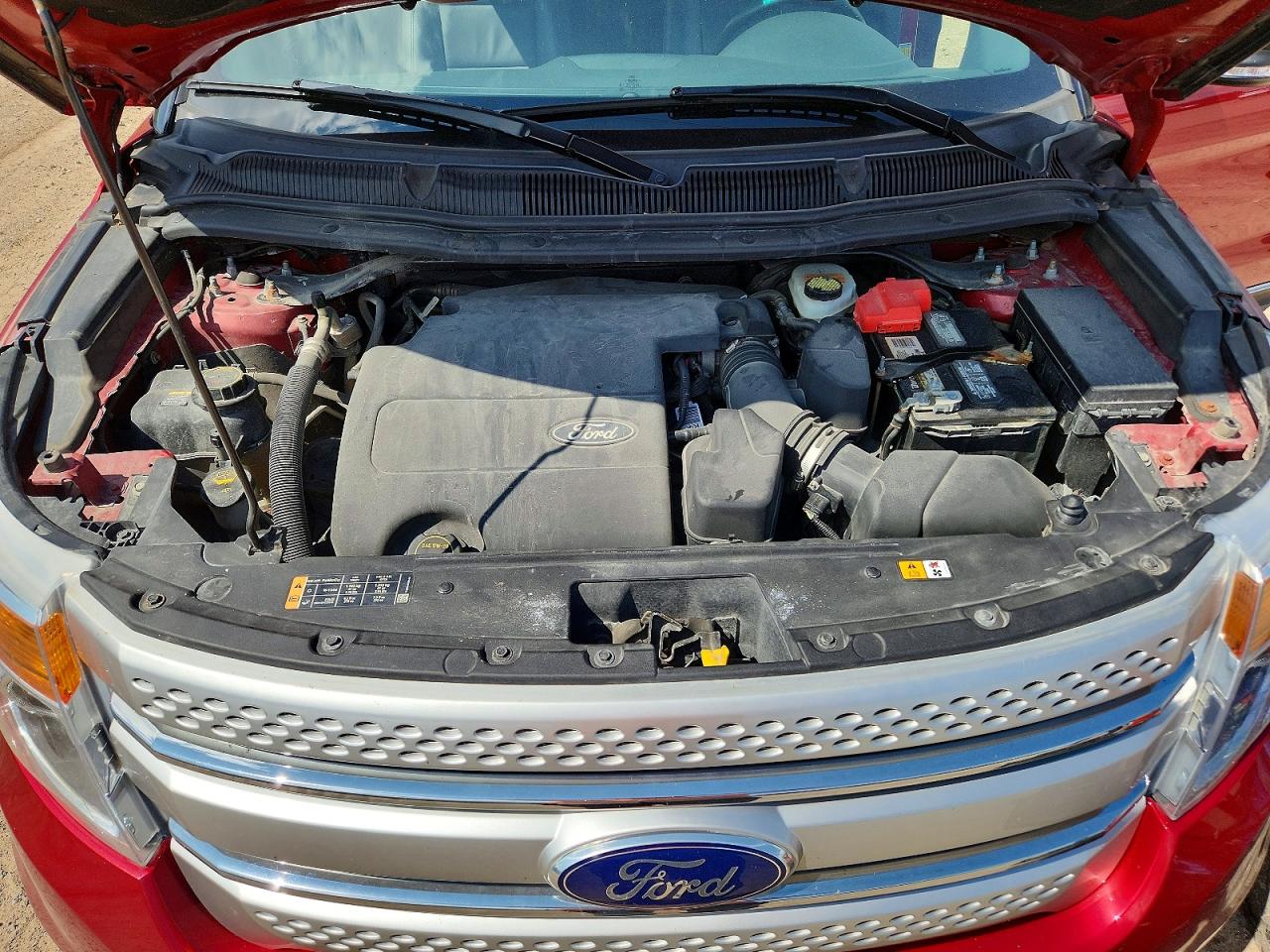 2015 Ford Explorer Xlt Red vin: 1FM5K8D89FGA84992