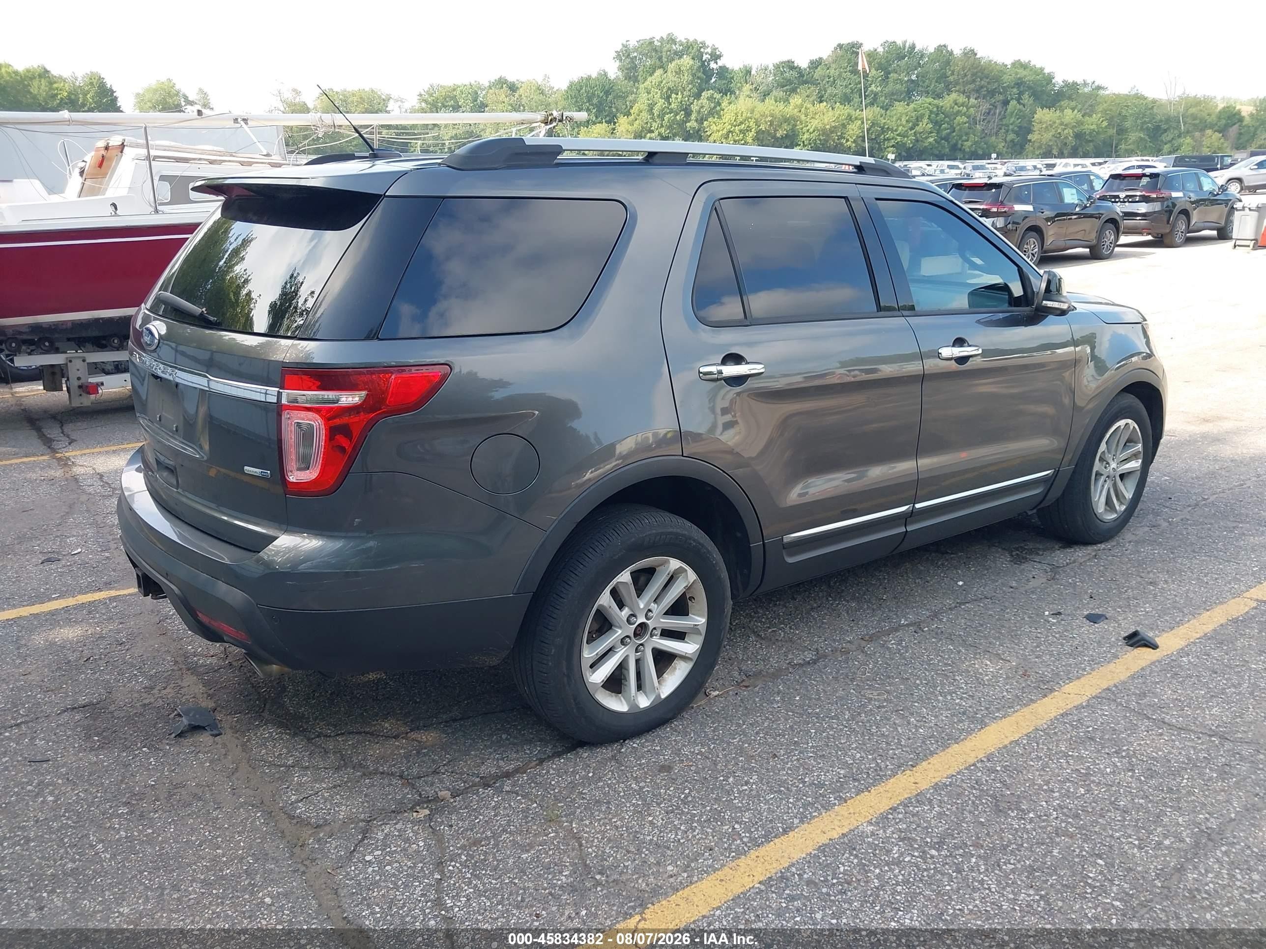 2015 Ford Explorer Xlt Gray vin: 1FM5K8D89FGB17845
