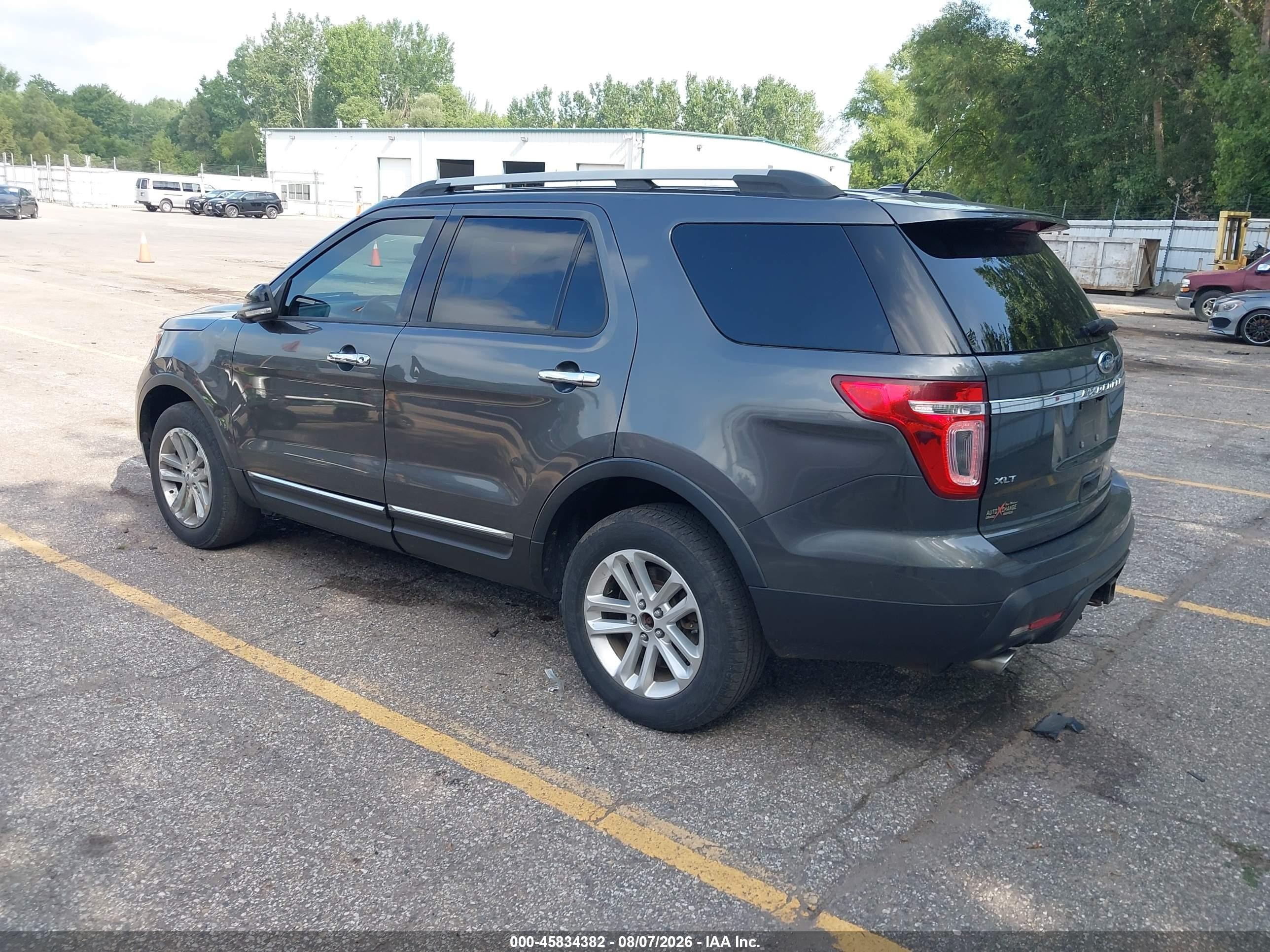 2015 Ford Explorer Xlt Gray vin: 1FM5K8D89FGB17845