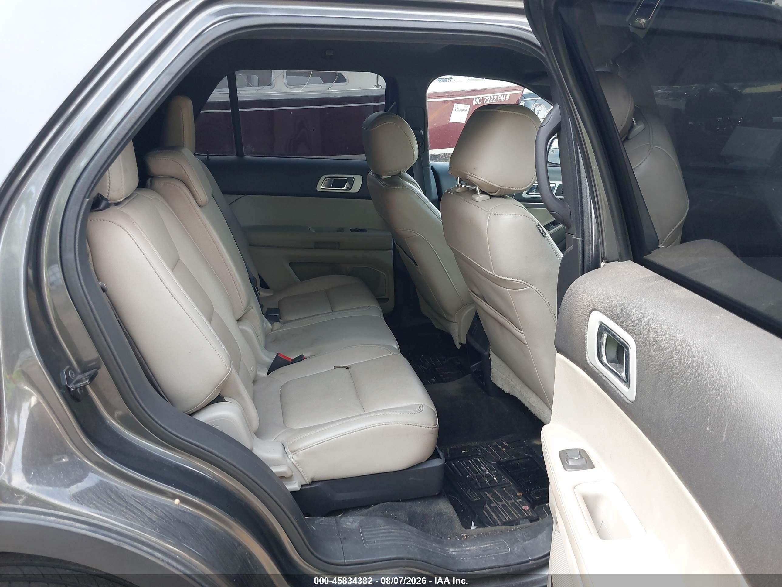 2015 Ford Explorer Xlt Gray vin: 1FM5K8D89FGB17845