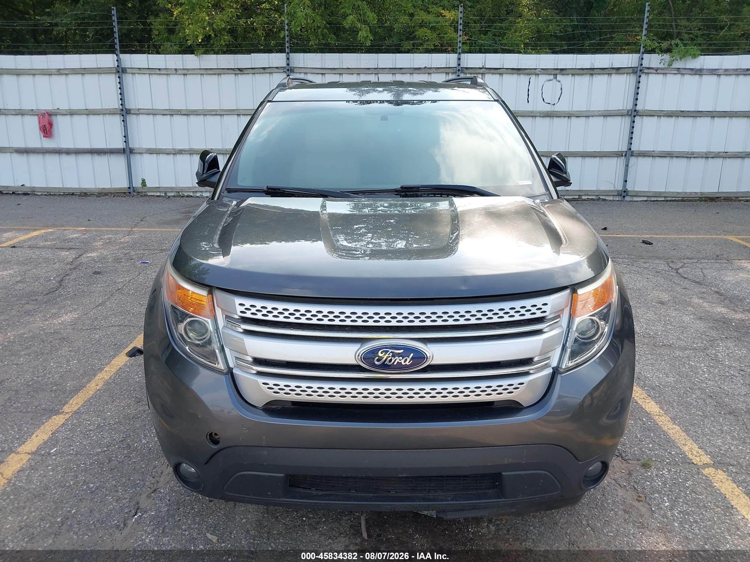 2015 Ford Explorer Xlt Gray vin: 1FM5K8D89FGB17845