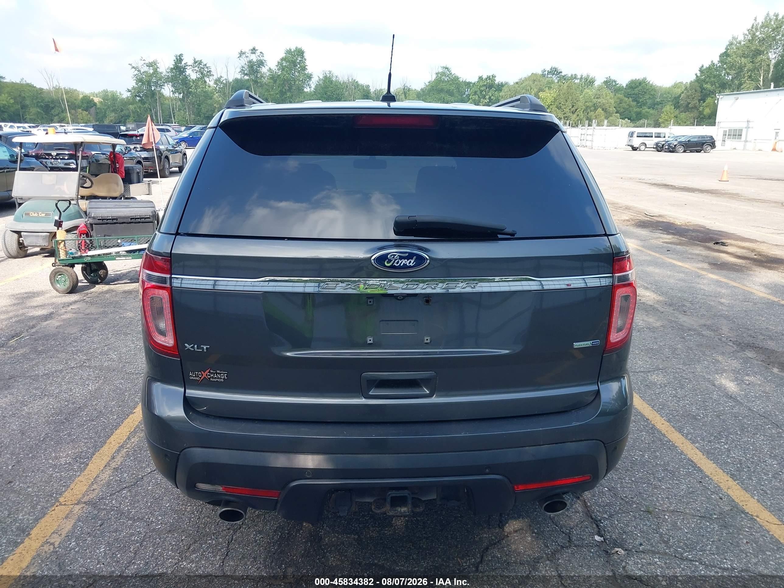 2015 Ford Explorer Xlt Gray vin: 1FM5K8D89FGB17845