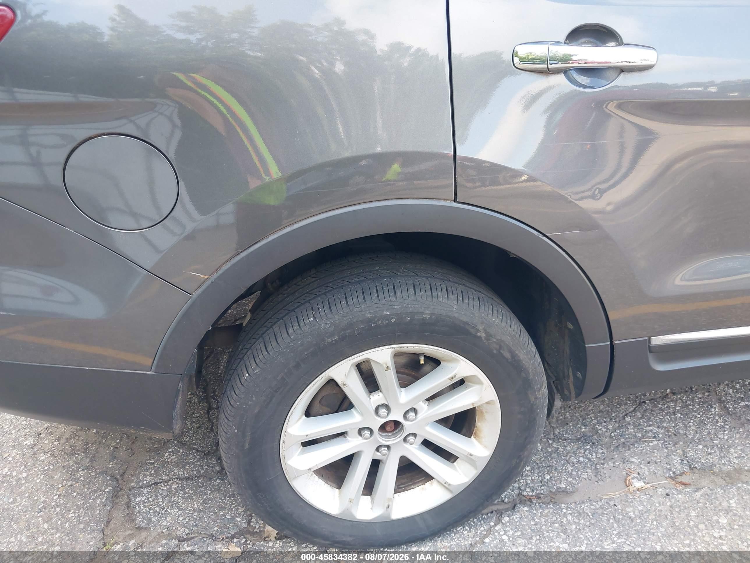 2015 Ford Explorer Xlt Gray vin: 1FM5K8D89FGB17845