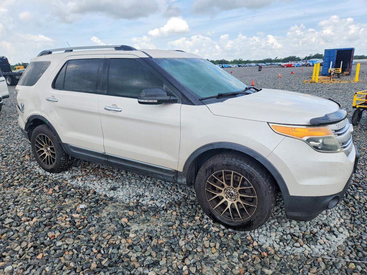 2015 Ford Explorer Xlt Белый vin: 1FM5K8D89FGC28234