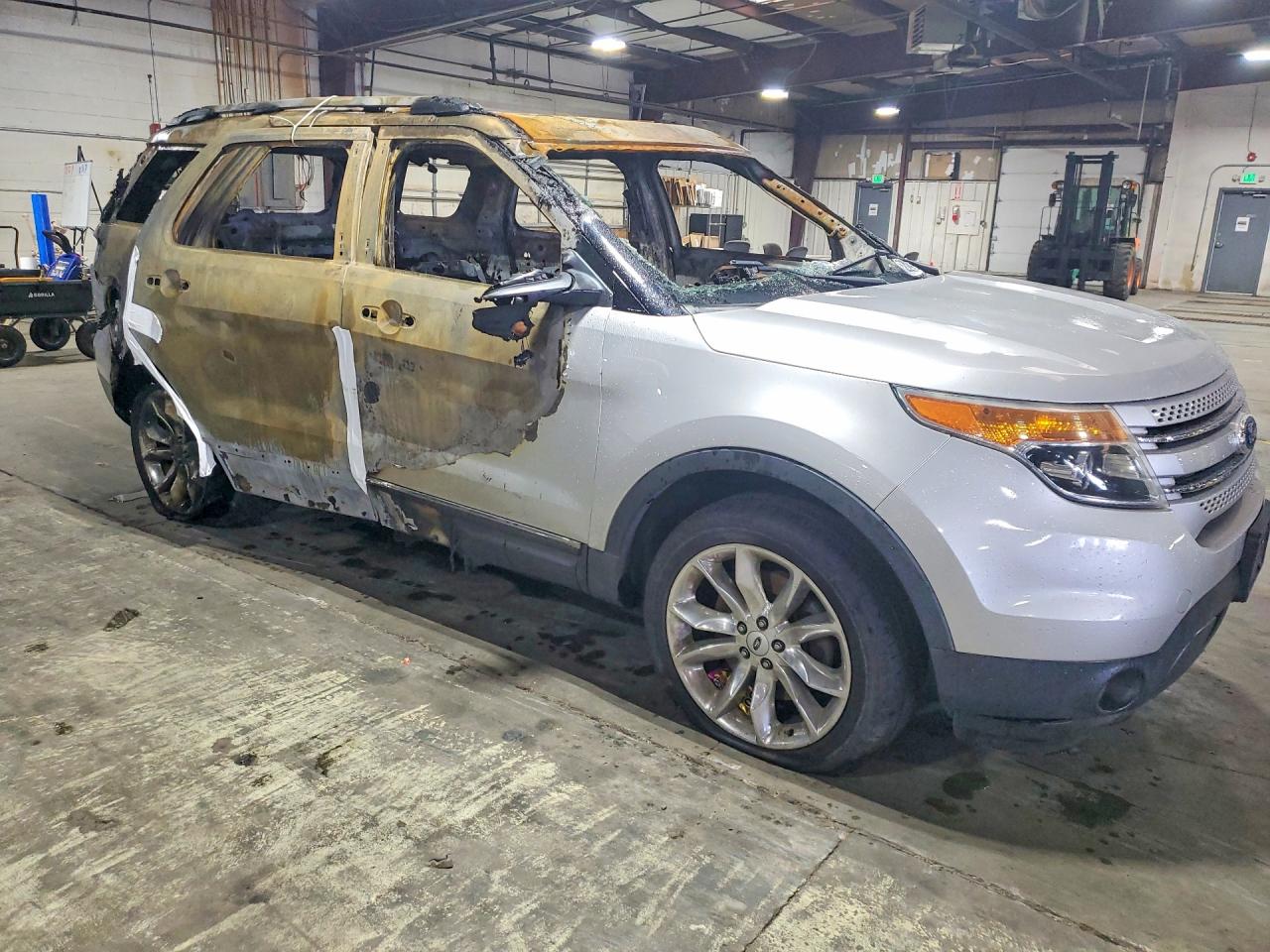 2015 Ford Explorer Xlt Silver vin: 1FM5K8D89FGC61847