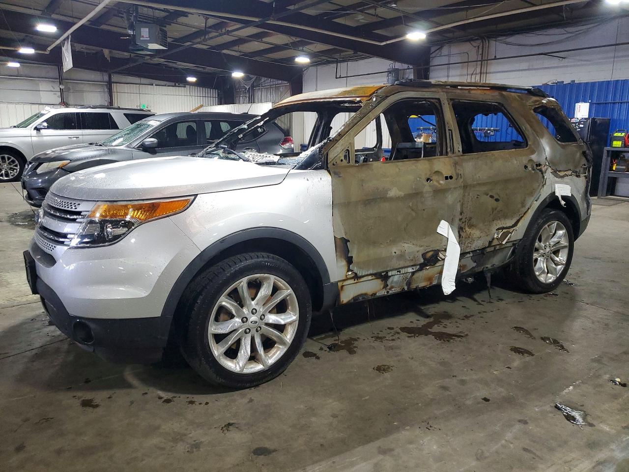 2015 Ford Explorer Xlt Silver vin: 1FM5K8D89FGC61847