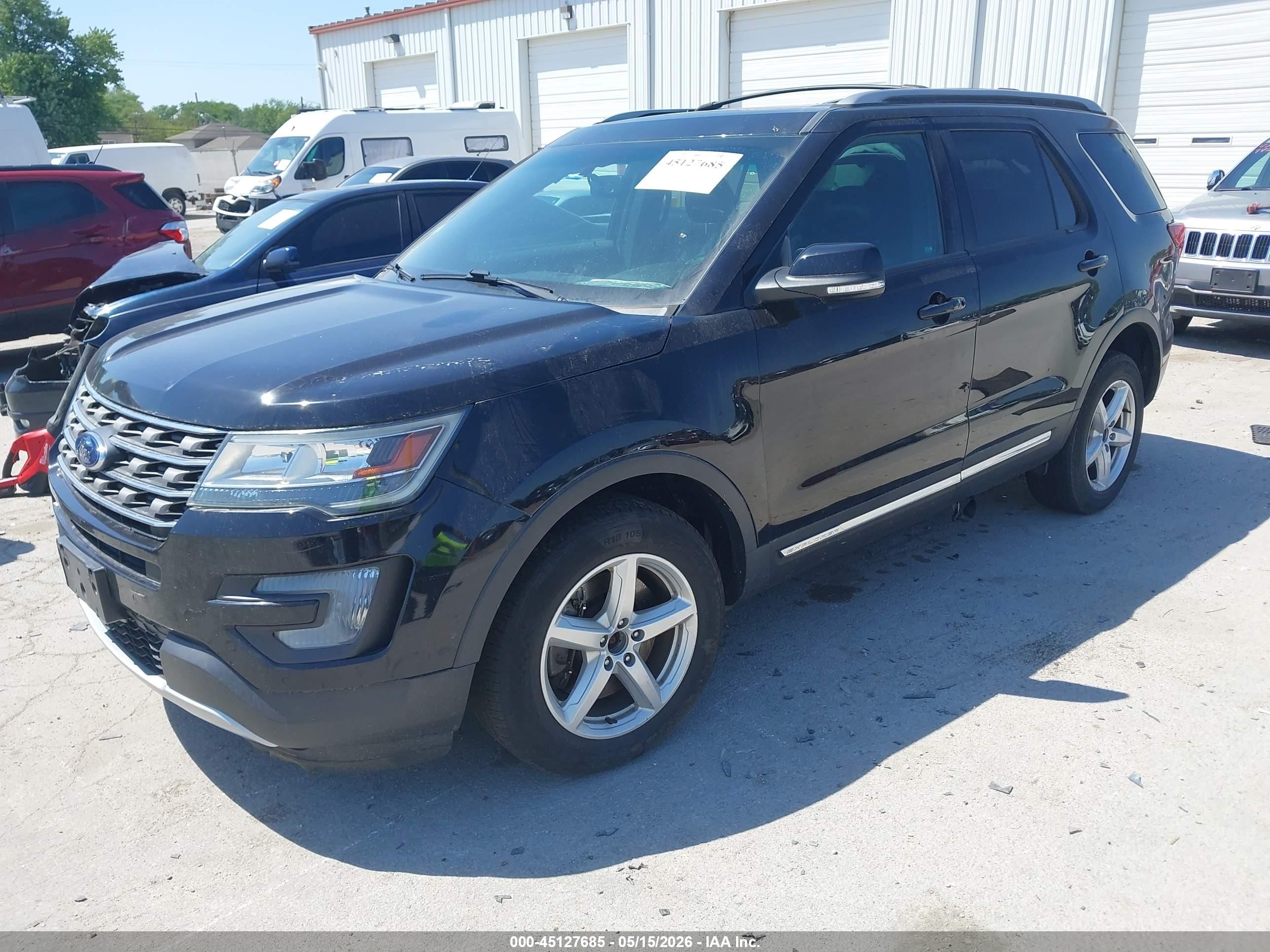 2016 Ford Explorer Xlt Черный vin: 1FM5K8D89GGA25233