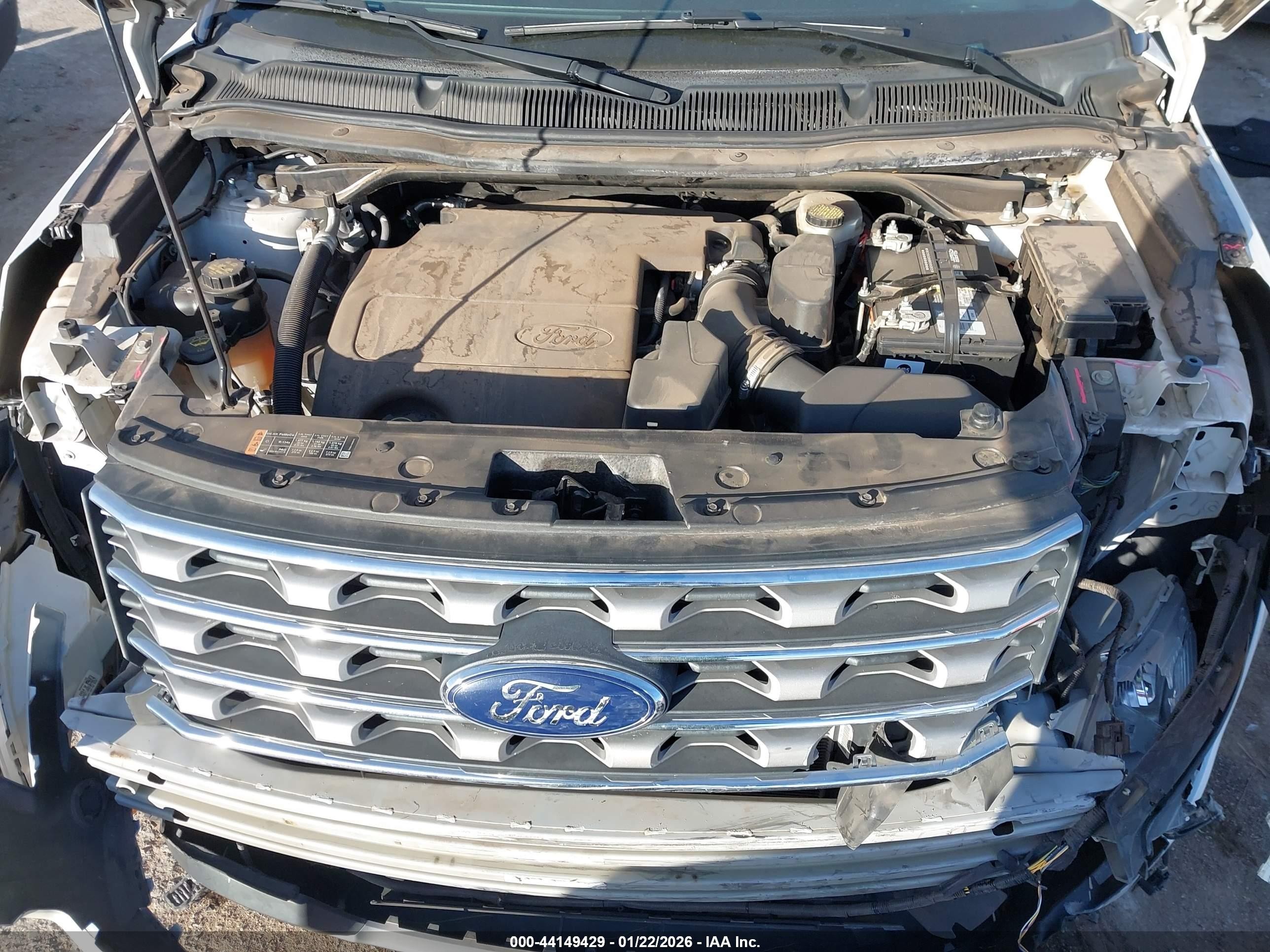 2017 Ford Explorer Xlt White vin: 1FM5K8D89HGC76058