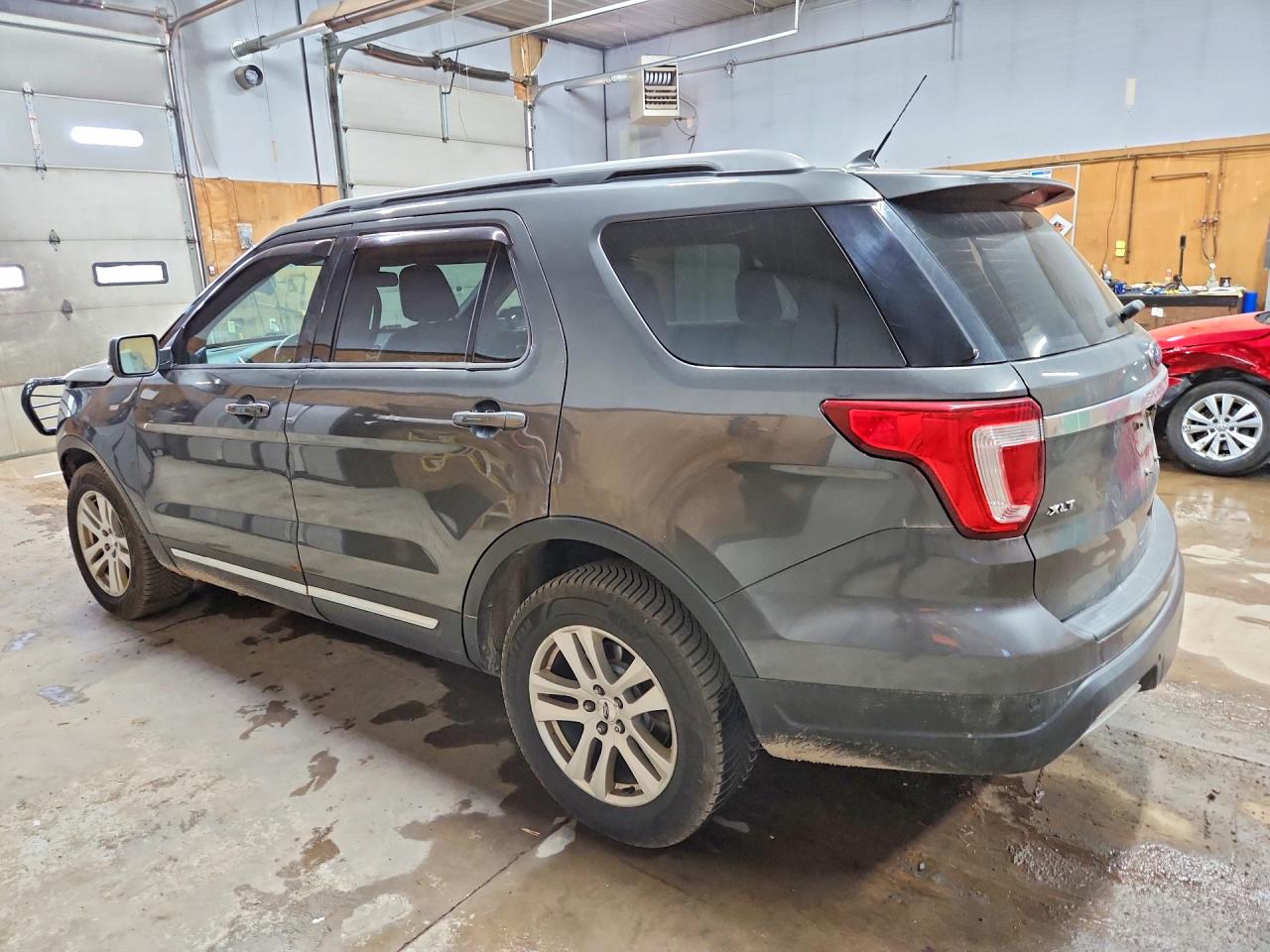 2019 Ford Explorer Xlt Gray vin: 1FM5K8D89KGA87515