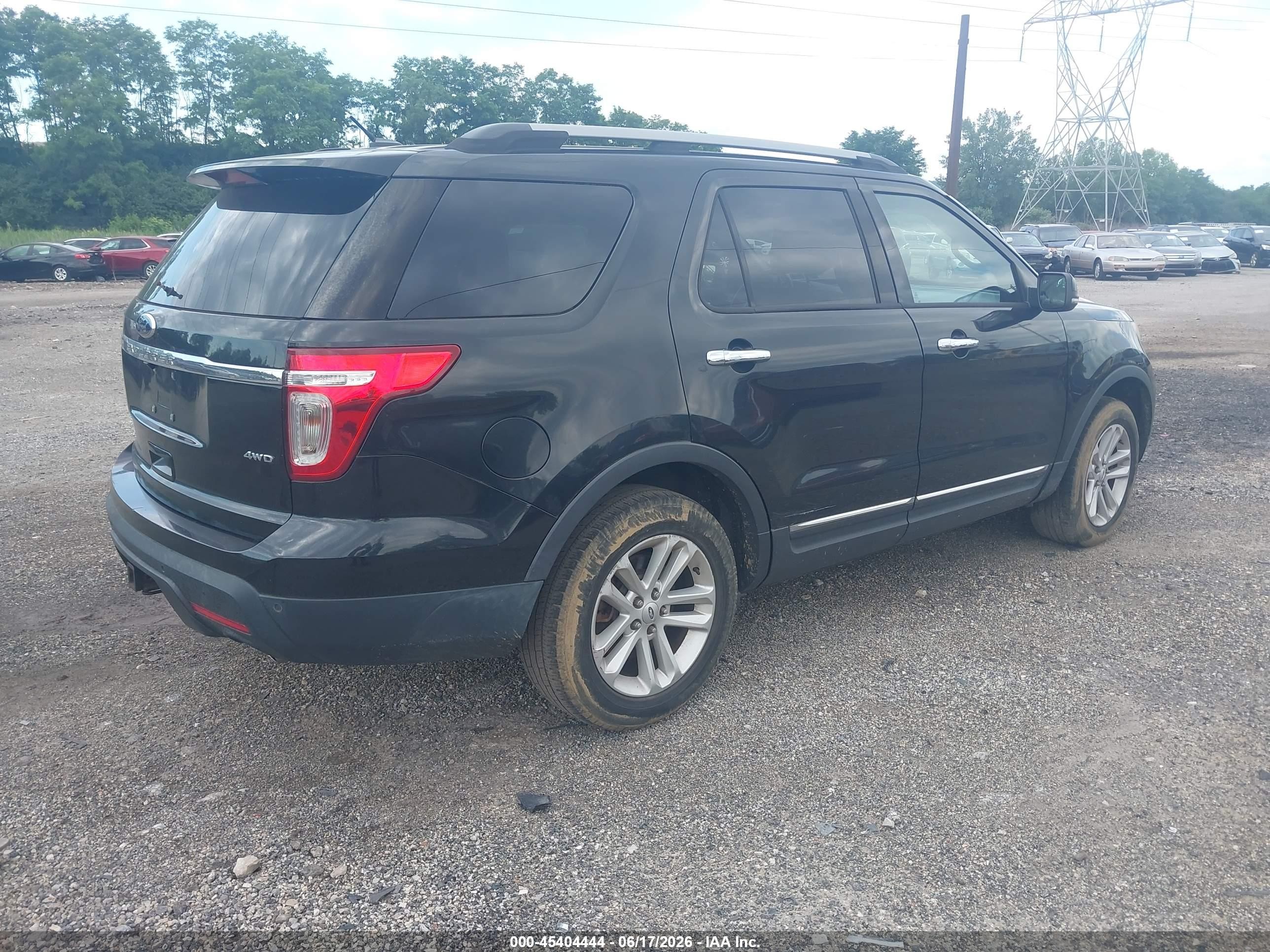 2013 Ford Explorer Xlt Black vin: 1FM5K8D8XDGA09912
