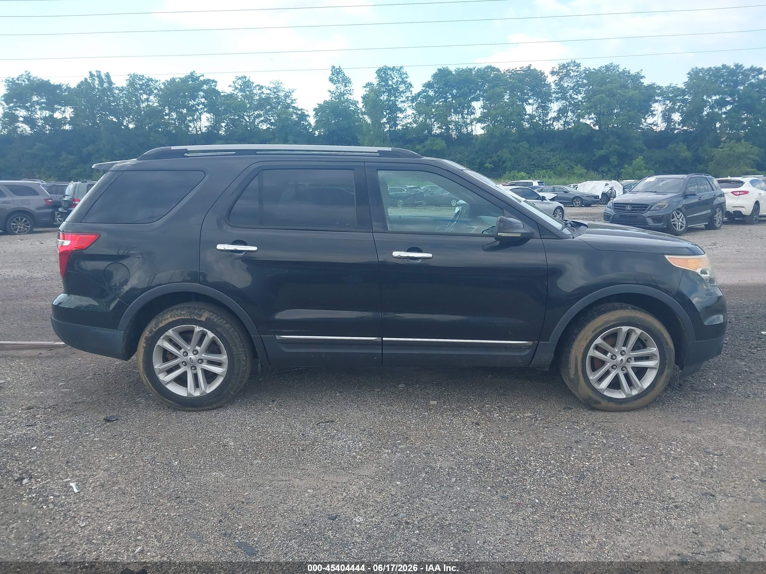 2013 Ford Explorer Xlt Black vin: 1FM5K8D8XDGA09912