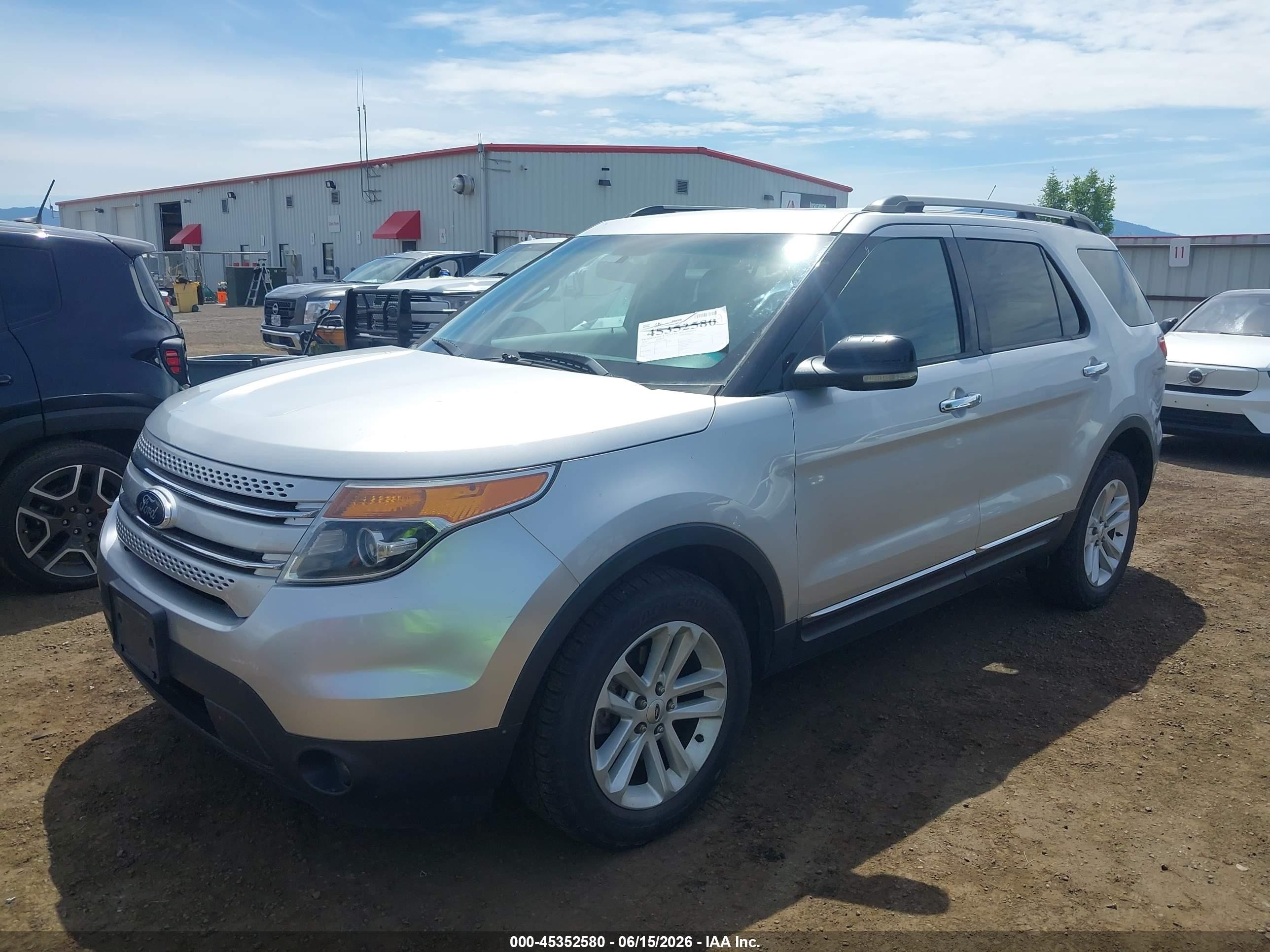 2013 Ford Explorer Xlt Silver vin: 1FM5K8D8XDGA72606