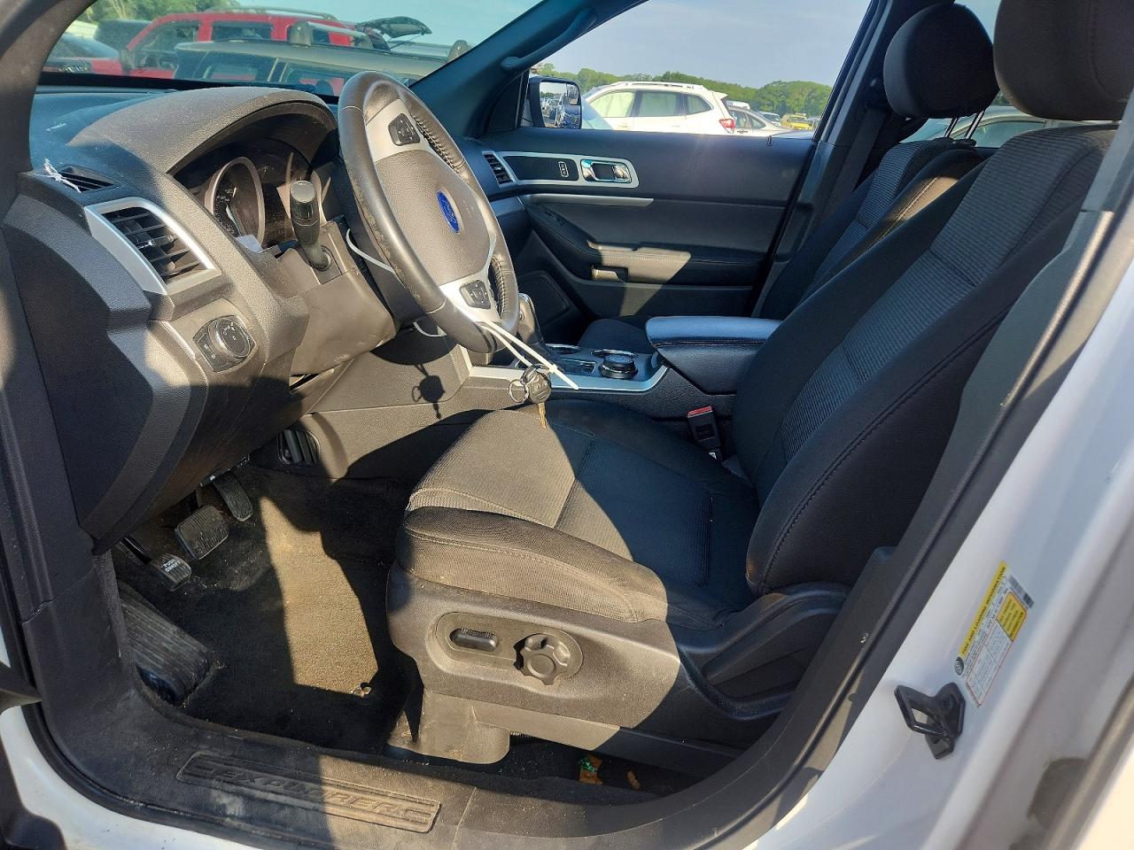 2013 Ford Explorer Xlt White vin: 1FM5K8D8XDGA91155
