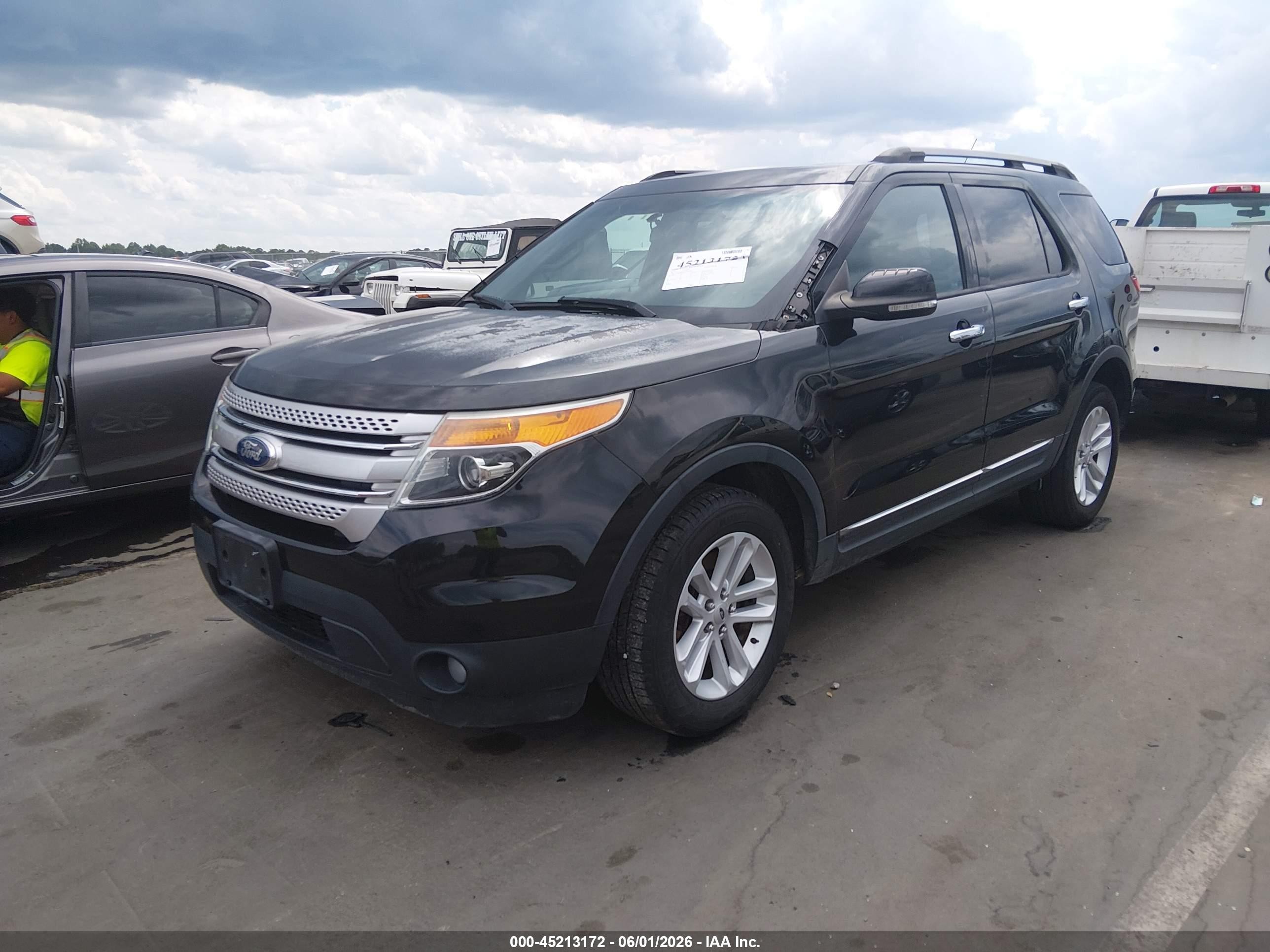 2013 Ford Explorer Xlt Black vin: 1FM5K8D8XDGB45487