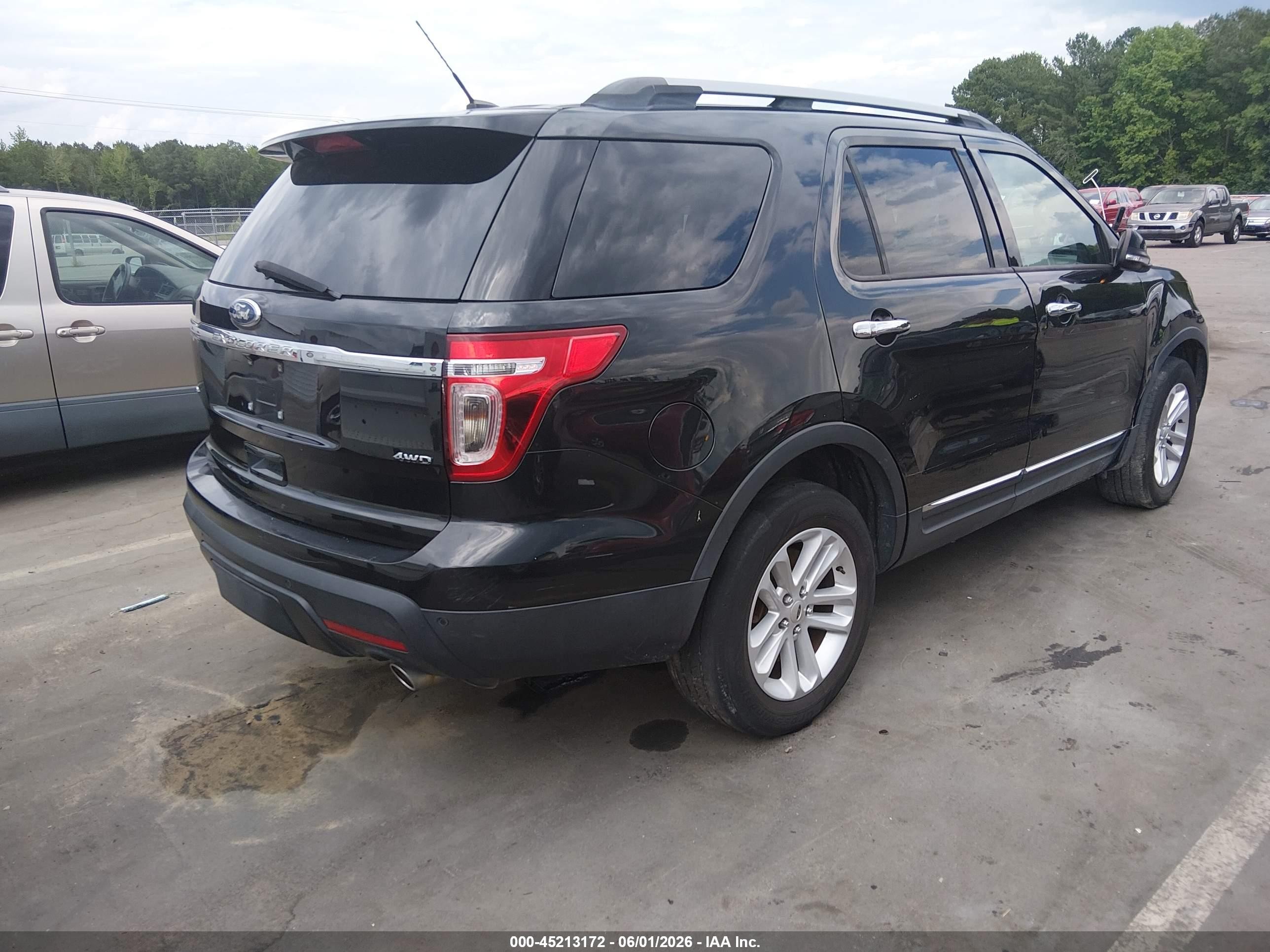 2013 Ford Explorer Xlt Black vin: 1FM5K8D8XDGB45487