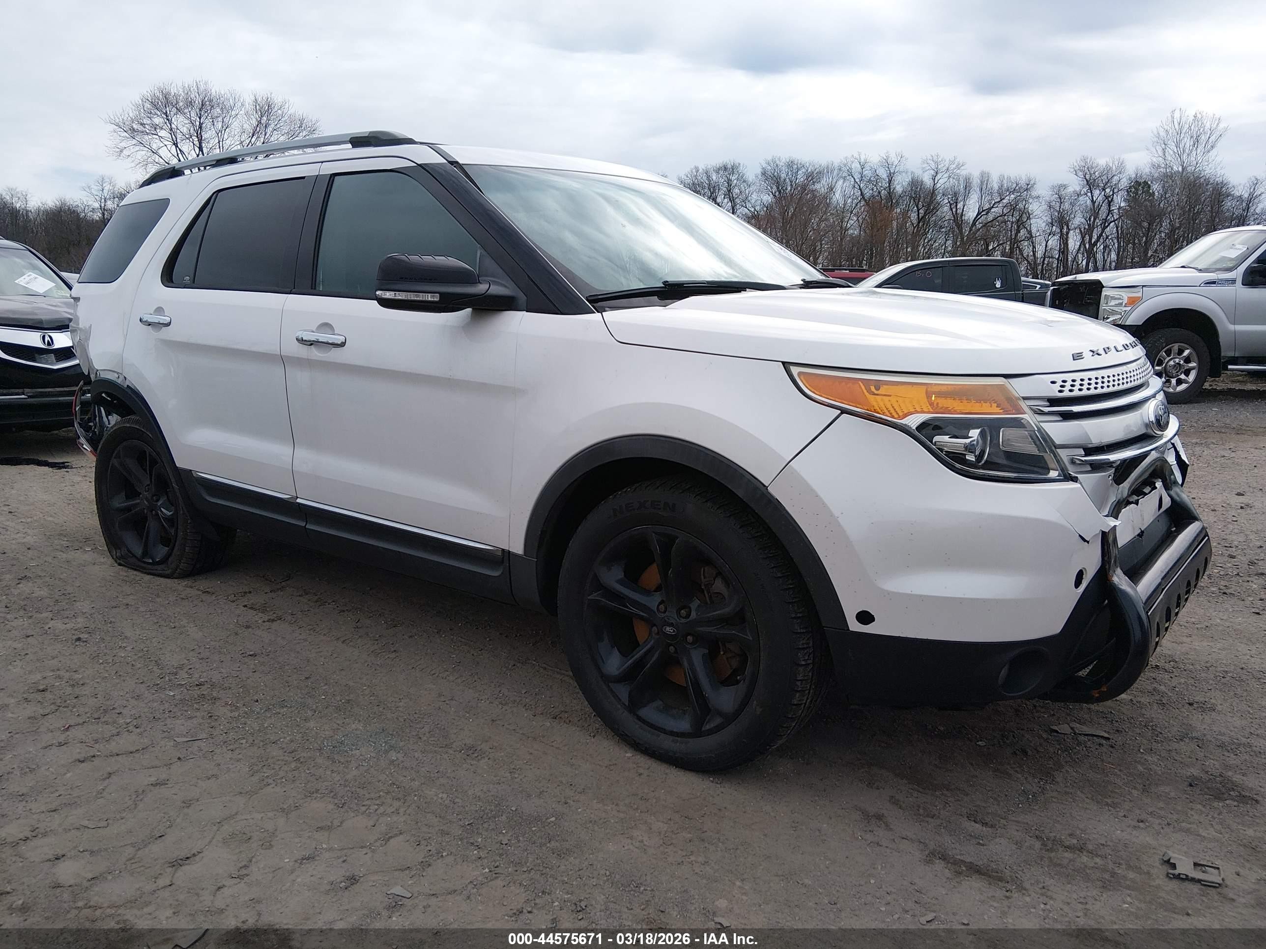 2013 Ford Explorer Xlt Белый vin: 1FM5K8D8XDGC13402