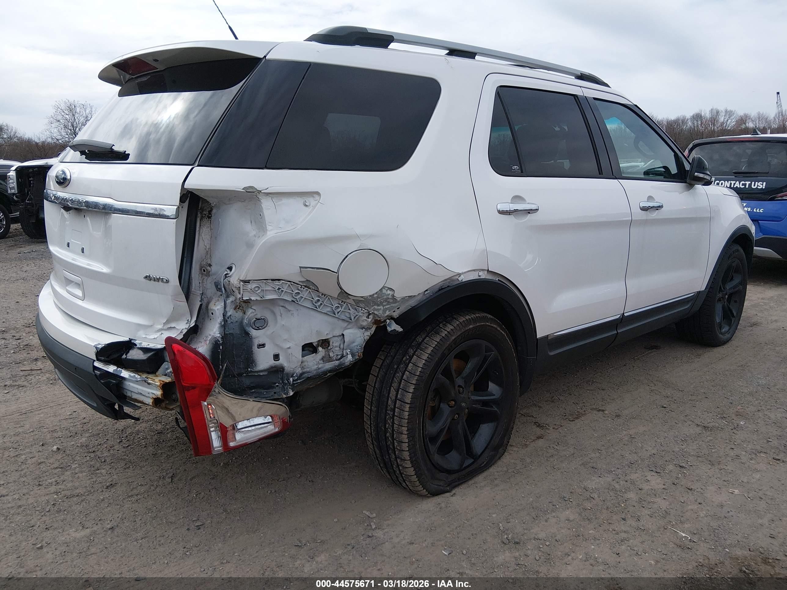 2013 Ford Explorer Xlt Белый vin: 1FM5K8D8XDGC13402