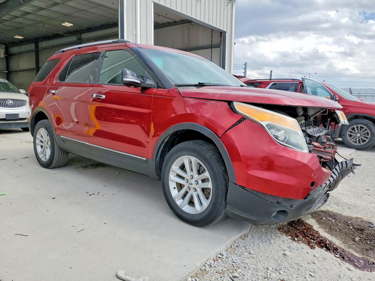 2013 Ford Explorer Xlt Красный vin: 1FM5K8D8XDGC29048