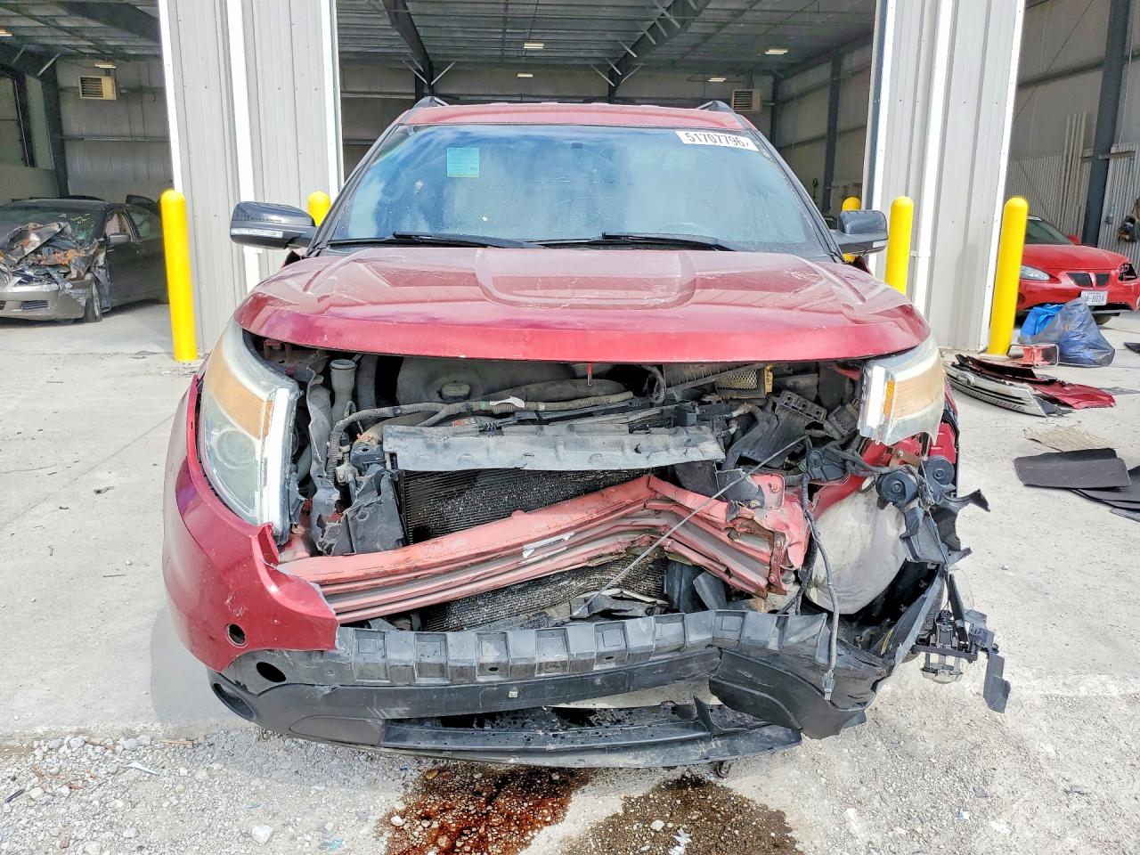 2013 Ford Explorer Xlt Красный vin: 1FM5K8D8XDGC29048