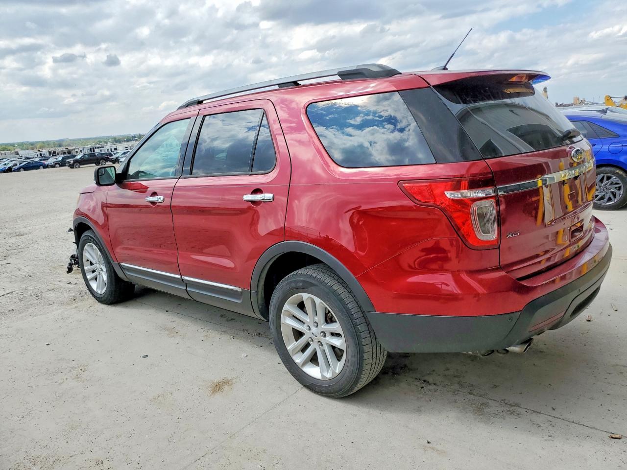 2013 Ford Explorer Xlt Красный vin: 1FM5K8D8XDGC29048