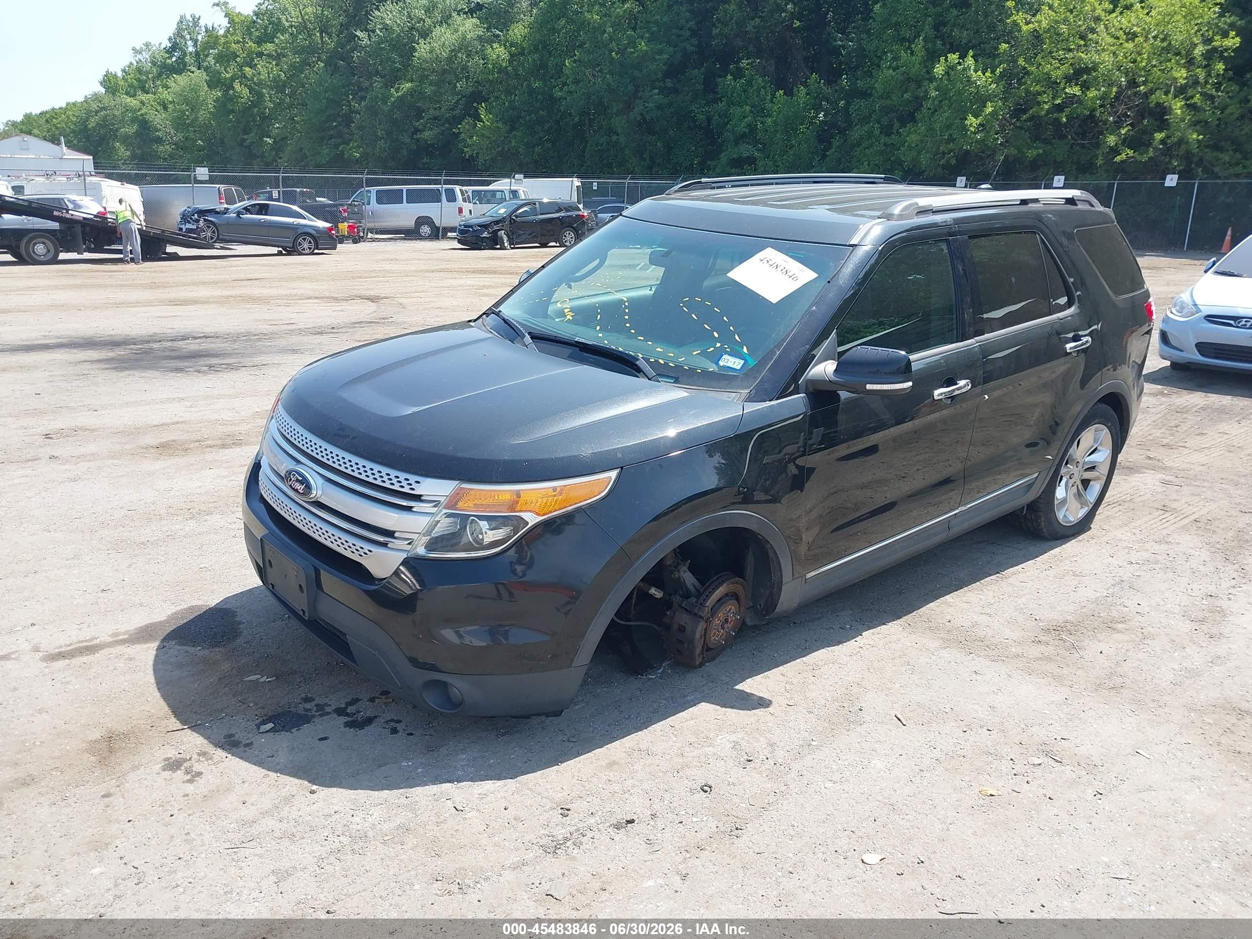 2013 Ford Explorer Xlt Black vin: 1FM5K8D8XDGC41362
