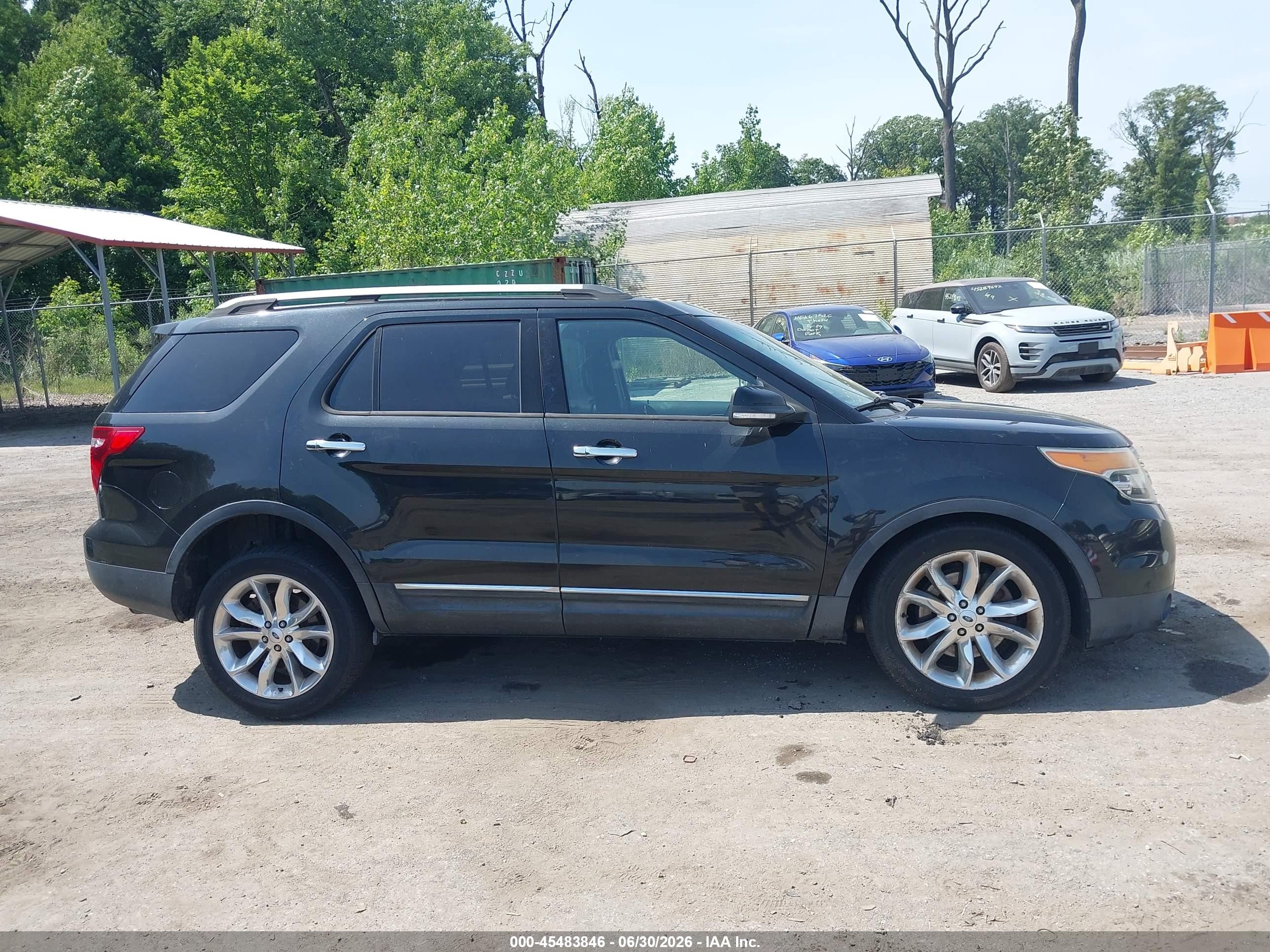 2013 Ford Explorer Xlt Black vin: 1FM5K8D8XDGC41362