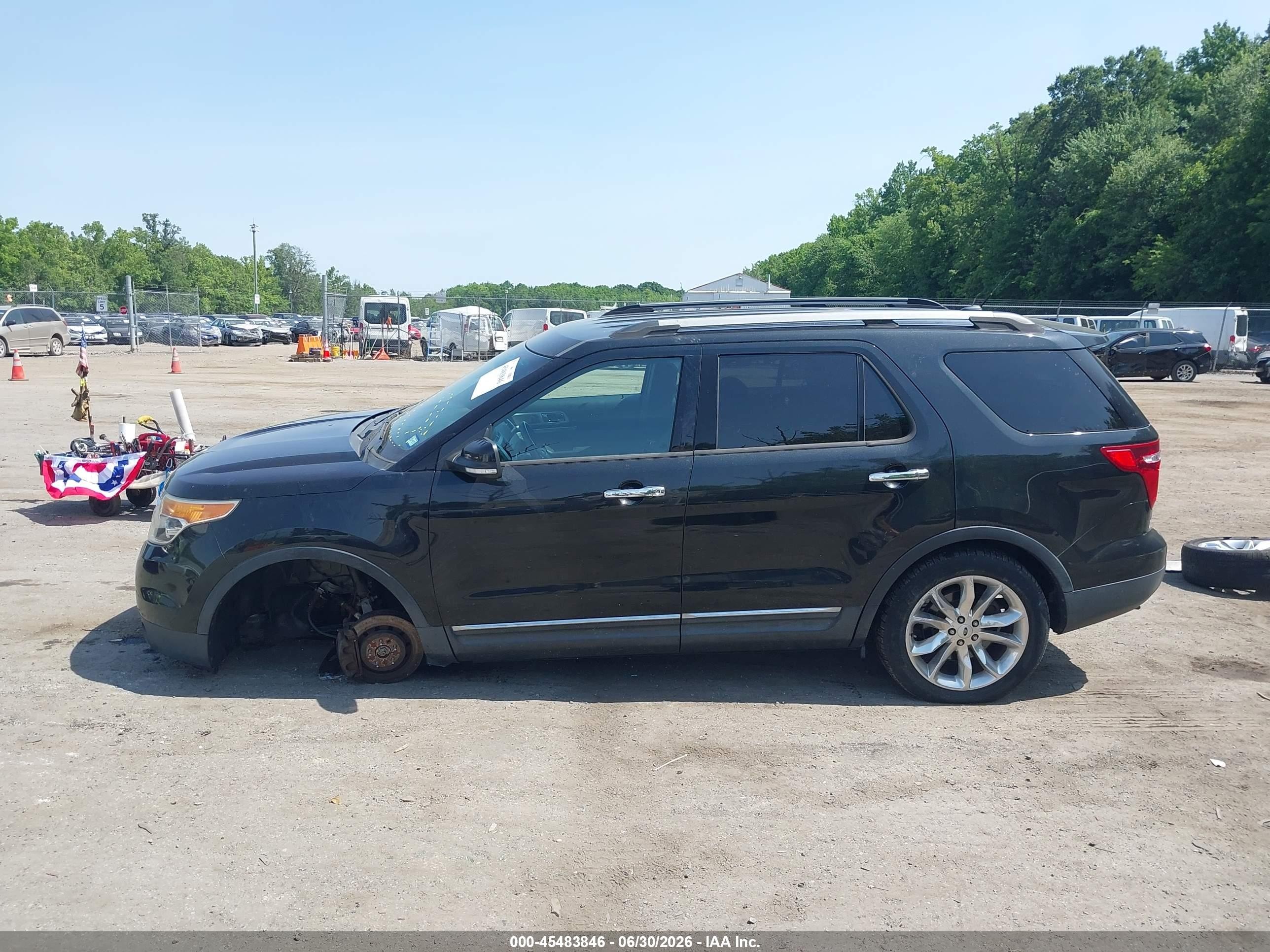 2013 Ford Explorer Xlt Black vin: 1FM5K8D8XDGC41362